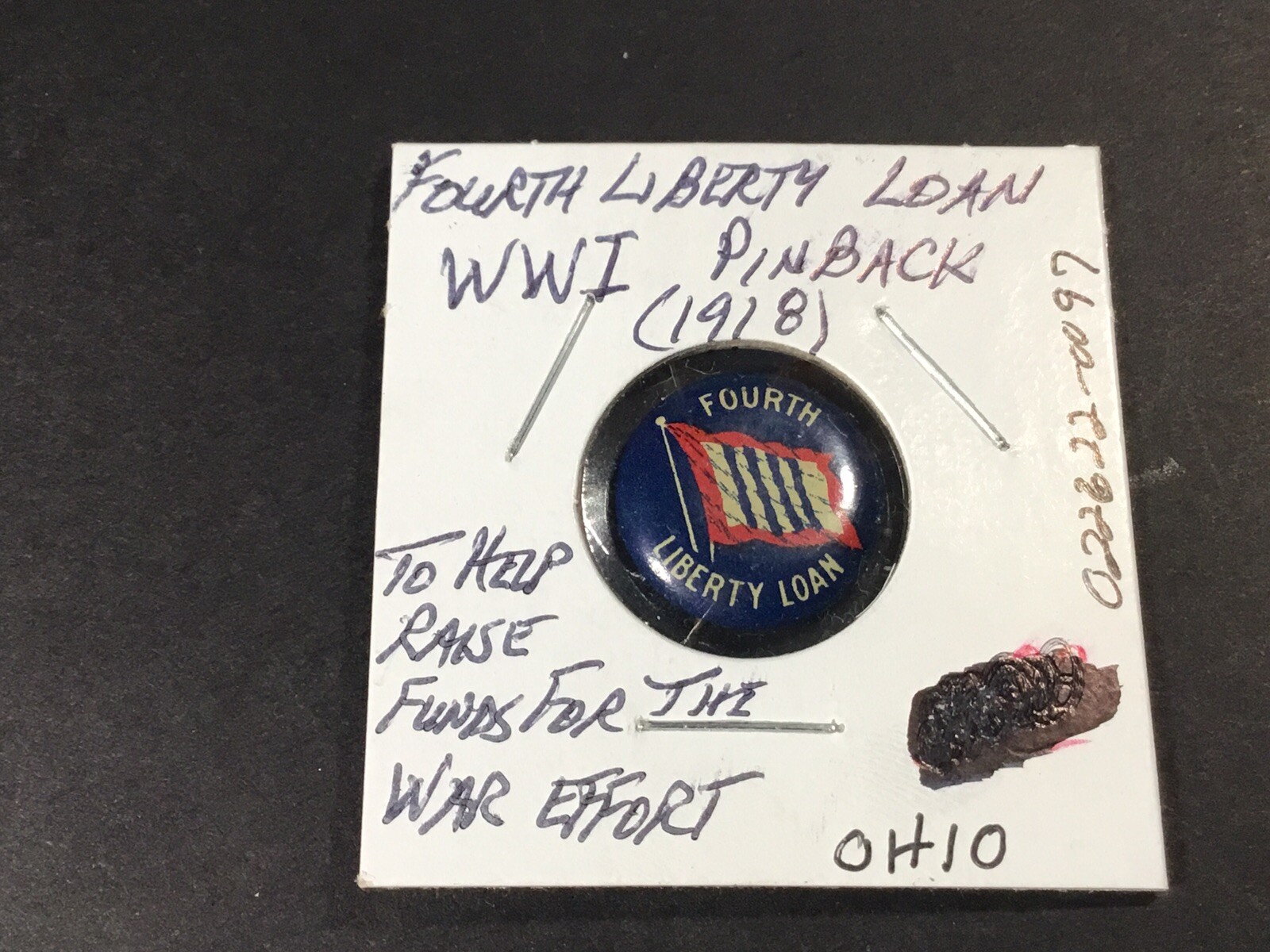 1918 Chicago Pinback World War Fourth Liberty Loan    022622 97a