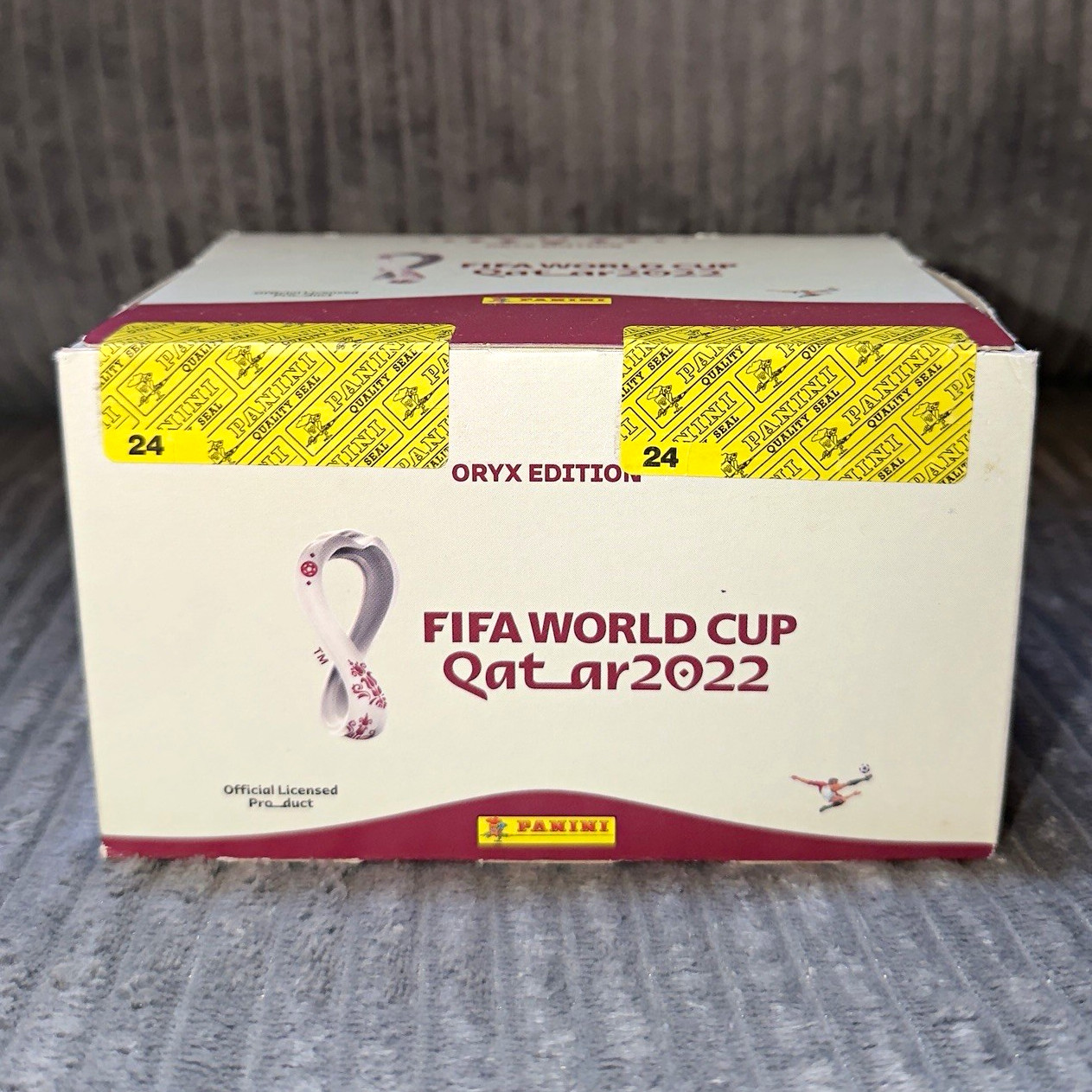 Panini FIFA World Cup Qatar 2022 Oryx Edition Sticker Display Box