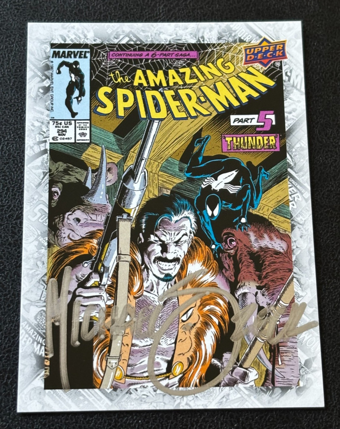 The Amazing Spider-Man UD Marvel Beginnings Breakthrough Issue - Zeck Auto -B-26
