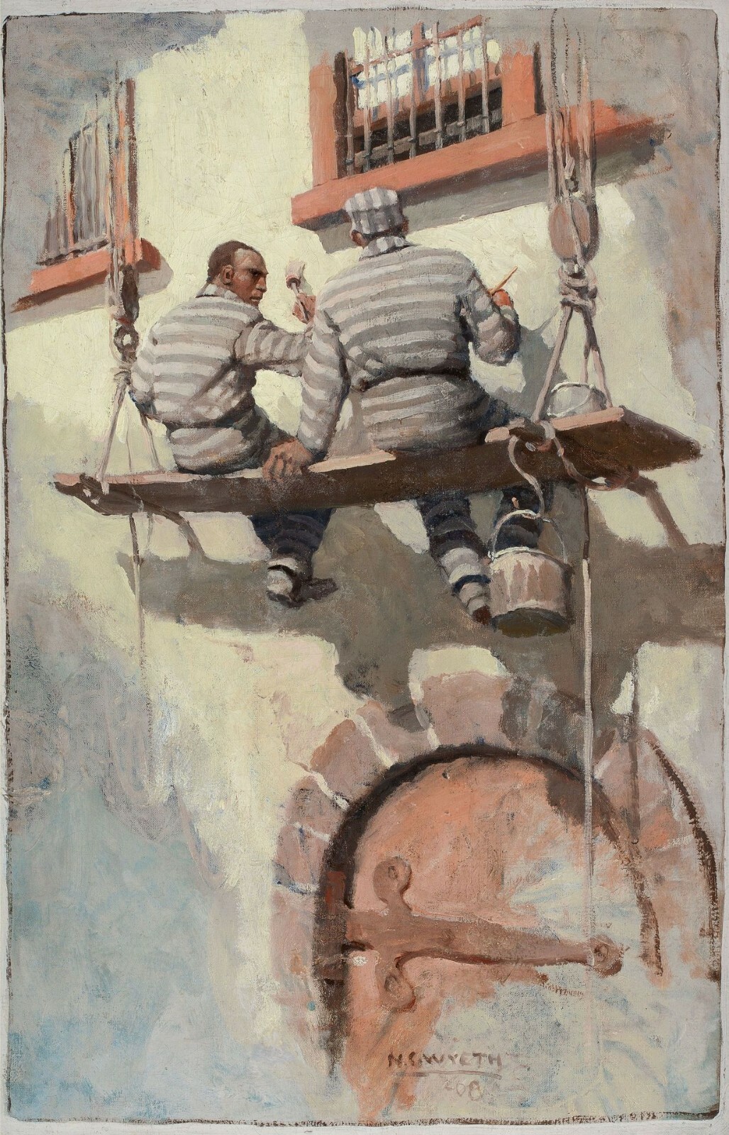 He Talked With His Eyes : N.C. Wyeth : 1908 : Archival Quality Art Print 11x17