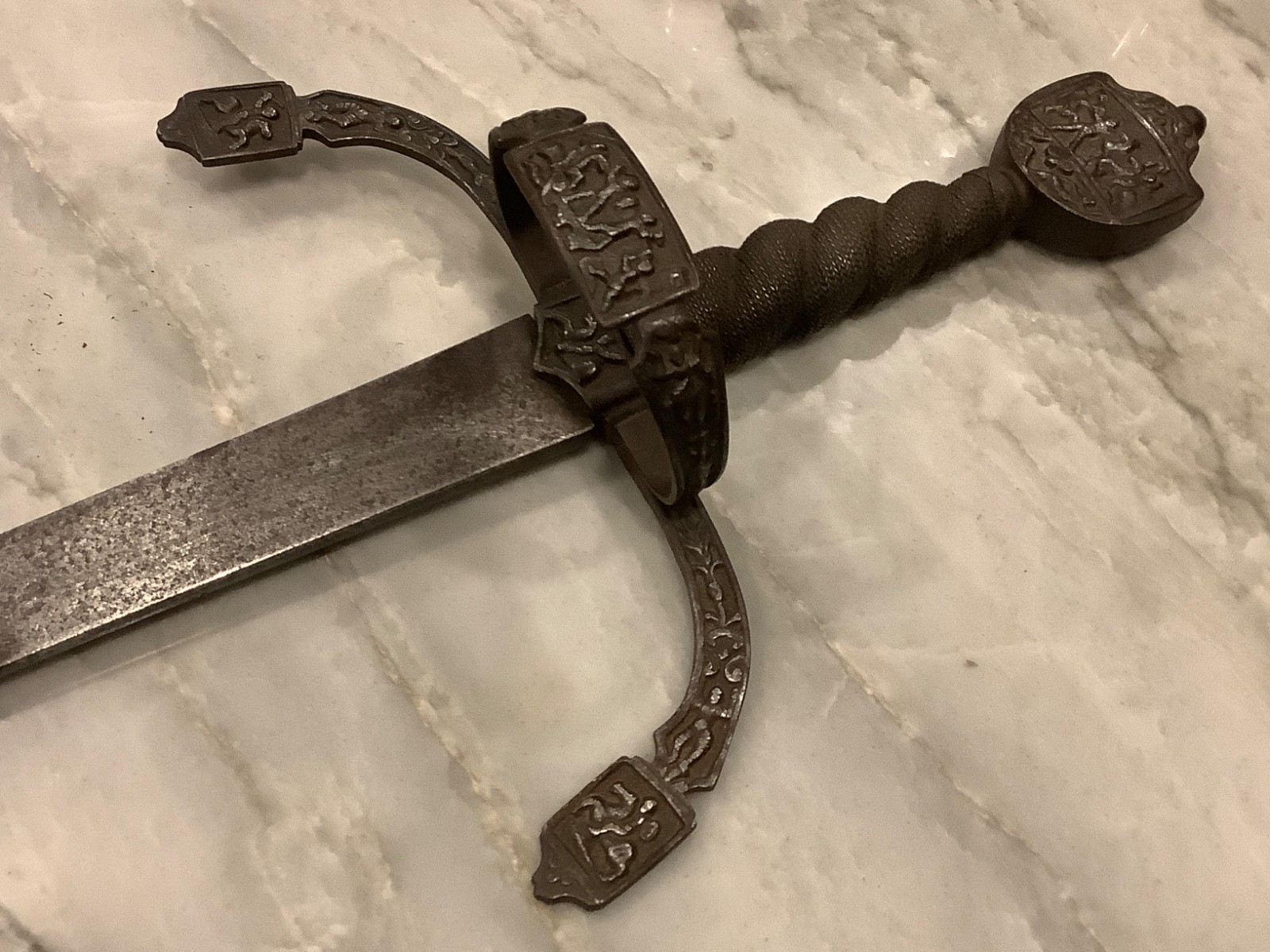 Antique Knights Renaissance ERA European FRENCH ITALIAN long battle sword marked Antique Knights Renaissance ERA European FRENCH ITALIAN long battle sword marked