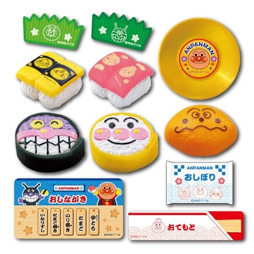 Joypalette Anpanman Squeeze Throw Anpanman Sushi Set