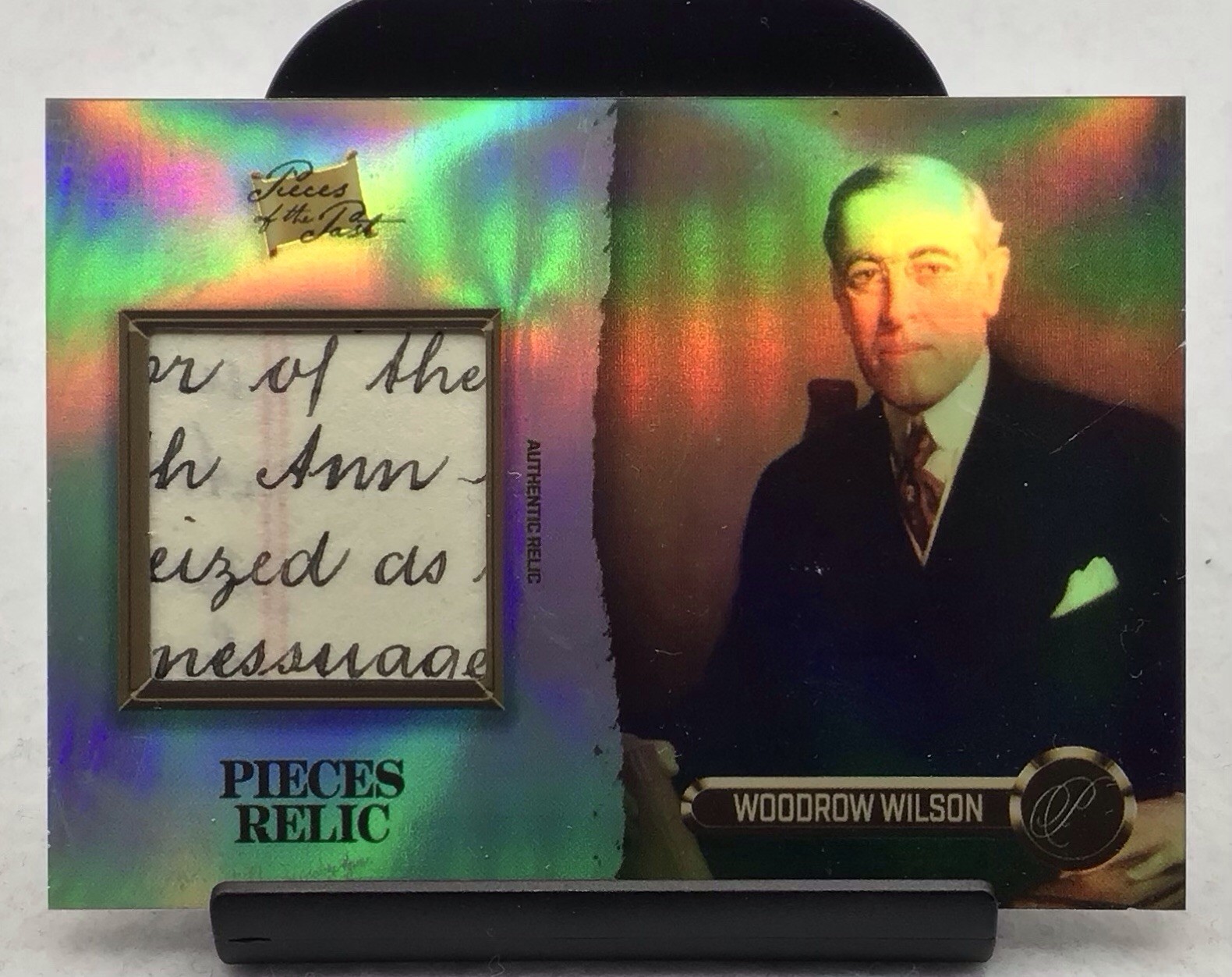 2023 Pieces Of The Past Presidential Woodrow Wilson Hand Written Document Relic