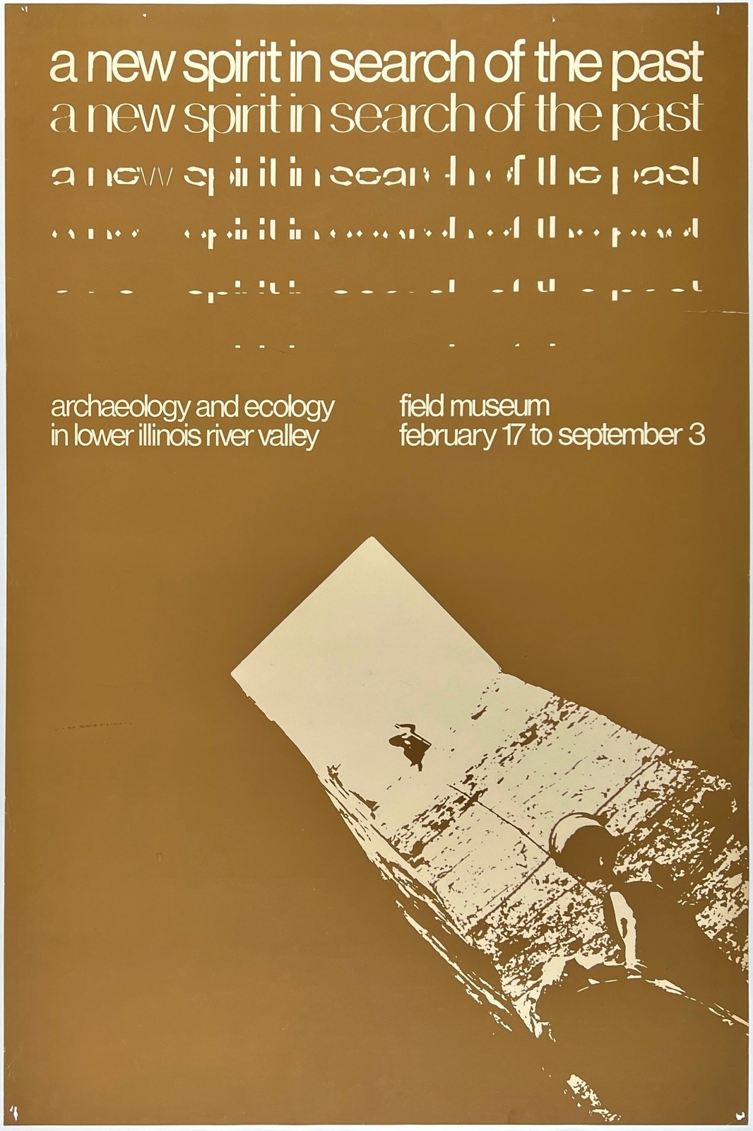 🗞️ 1970s Field Museum Poster - Archaeology & Ecology 2x3 Print 💎