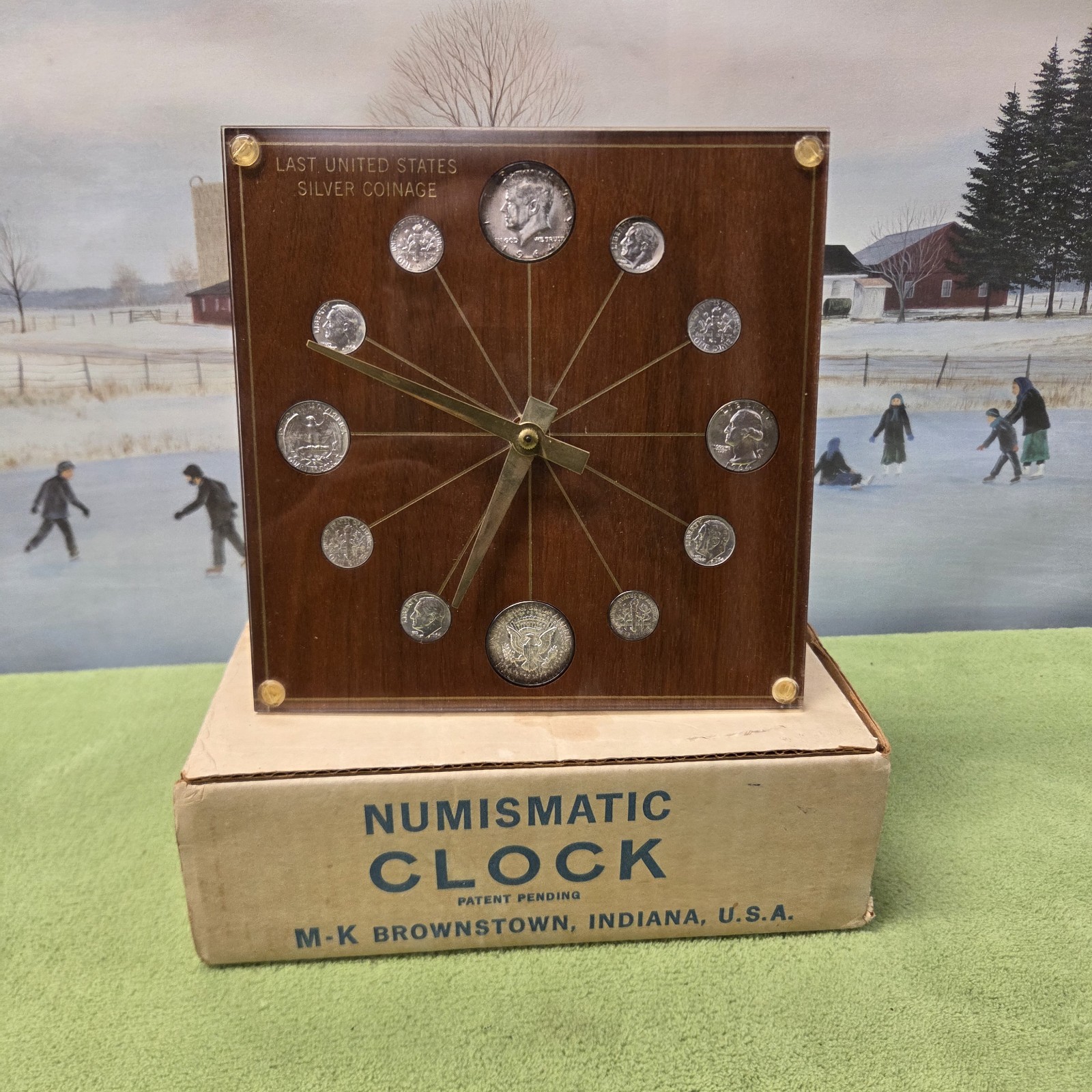 Marion Kay numismatic clock model 72 \