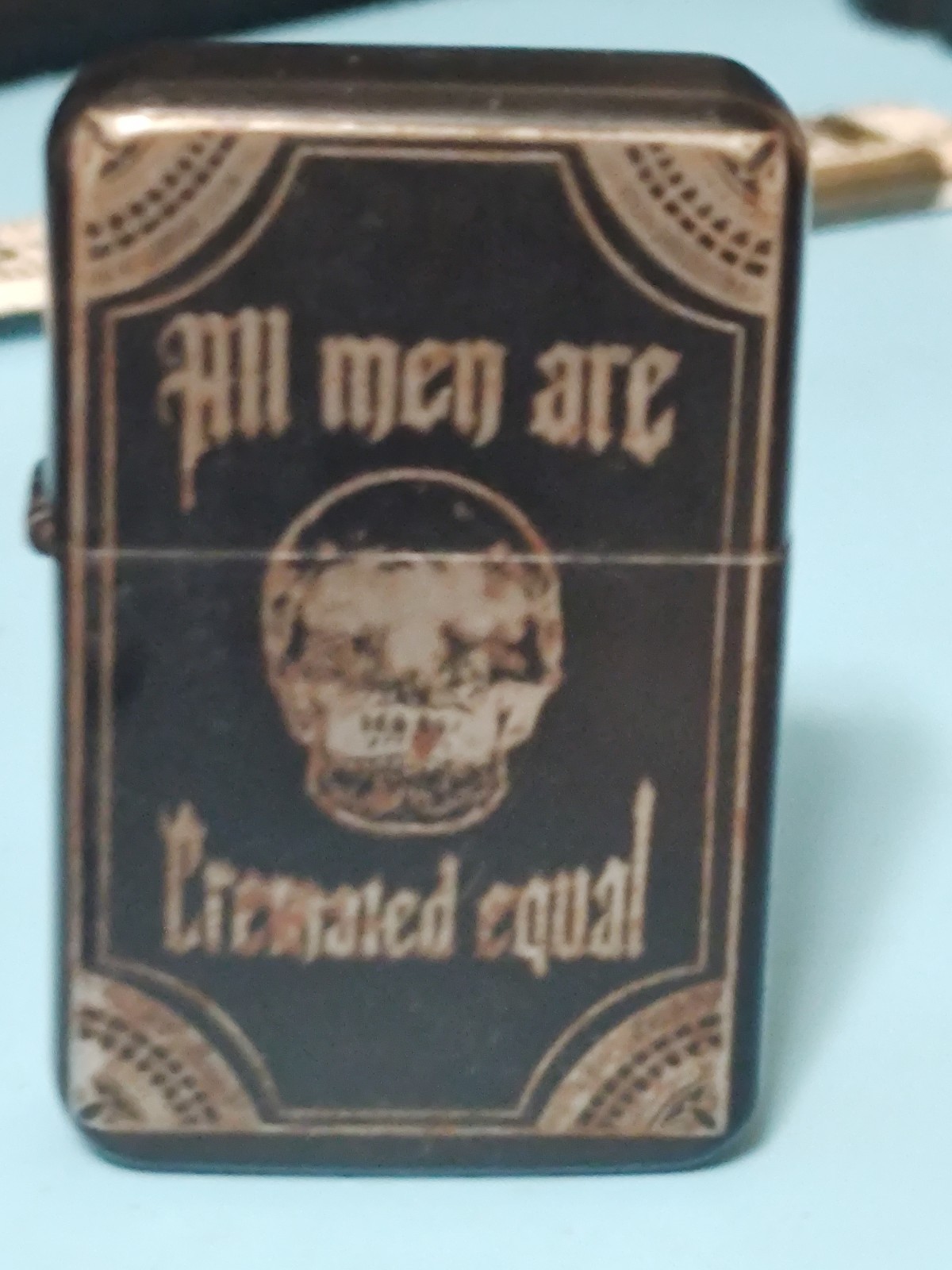 All Men Are Created Equal Cigarette Lighter Never Used.