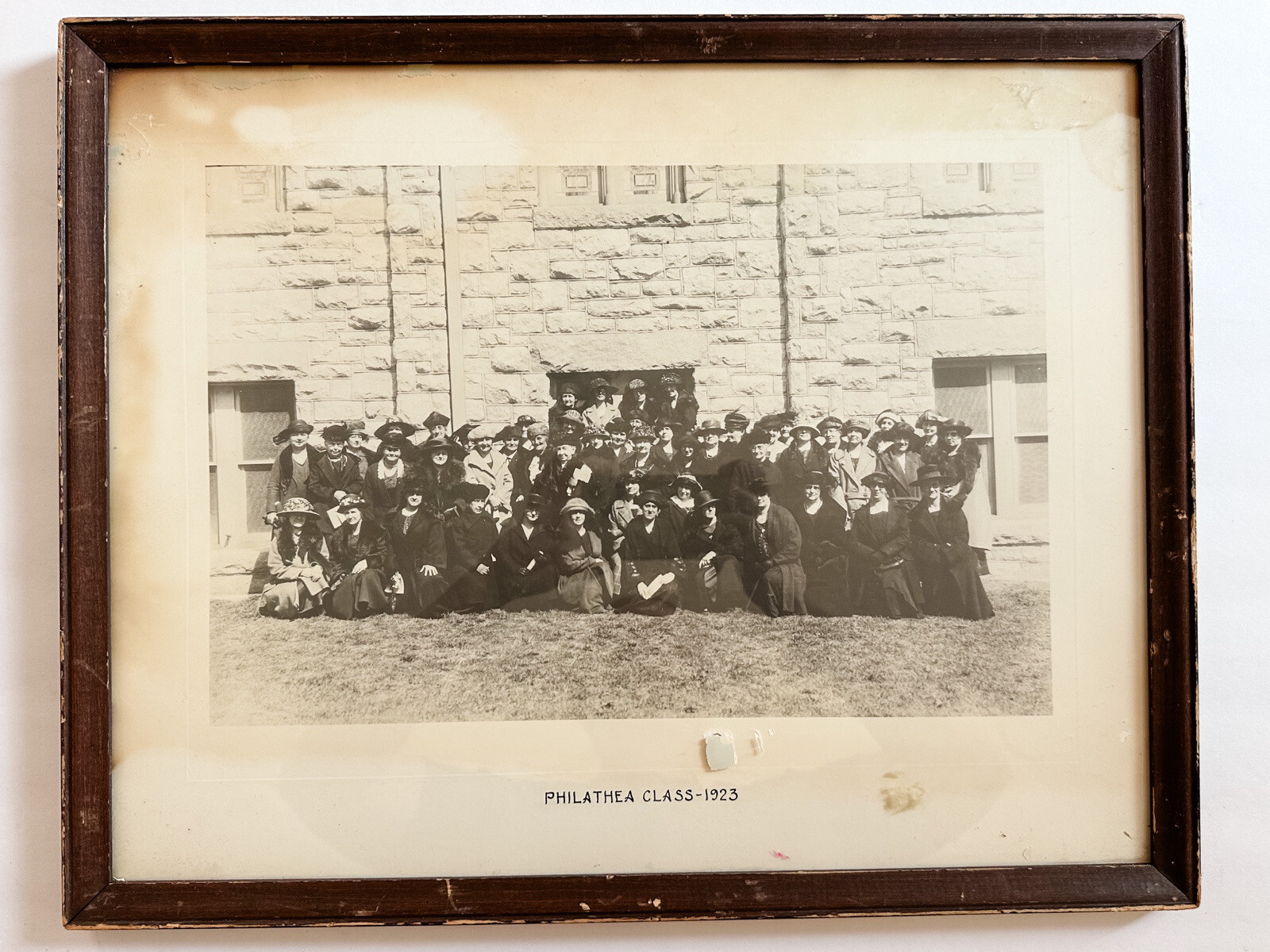 Antique Photo Philathea Class 1923 Women Bible Class ~10x15\