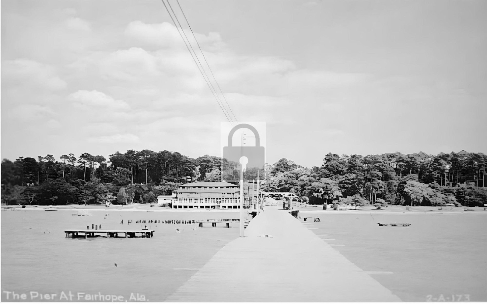 The Pier At Fairhope Alabama AL - Reprint