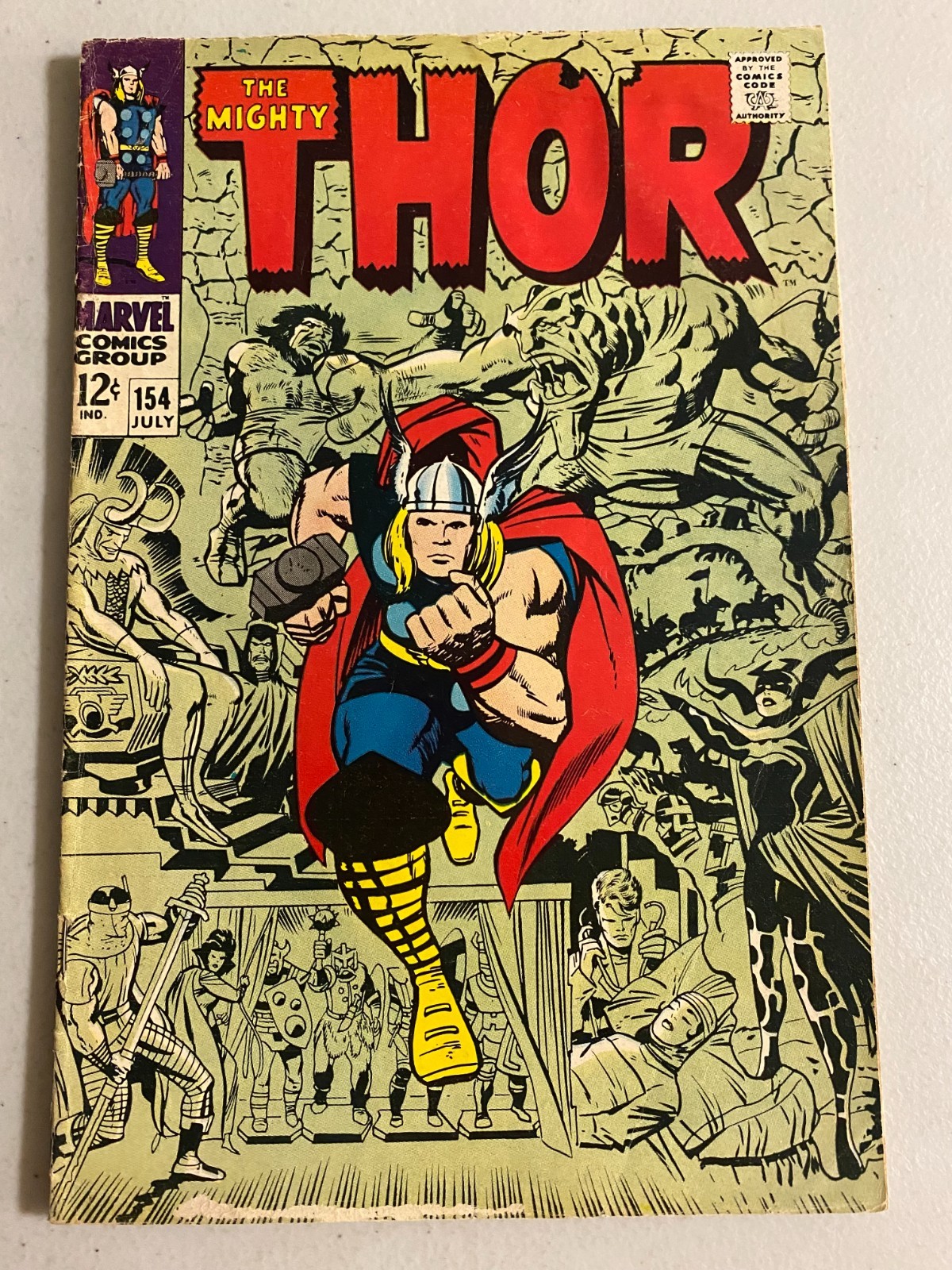 Thor #154 1st Mangog appearance 4.0 (1968)