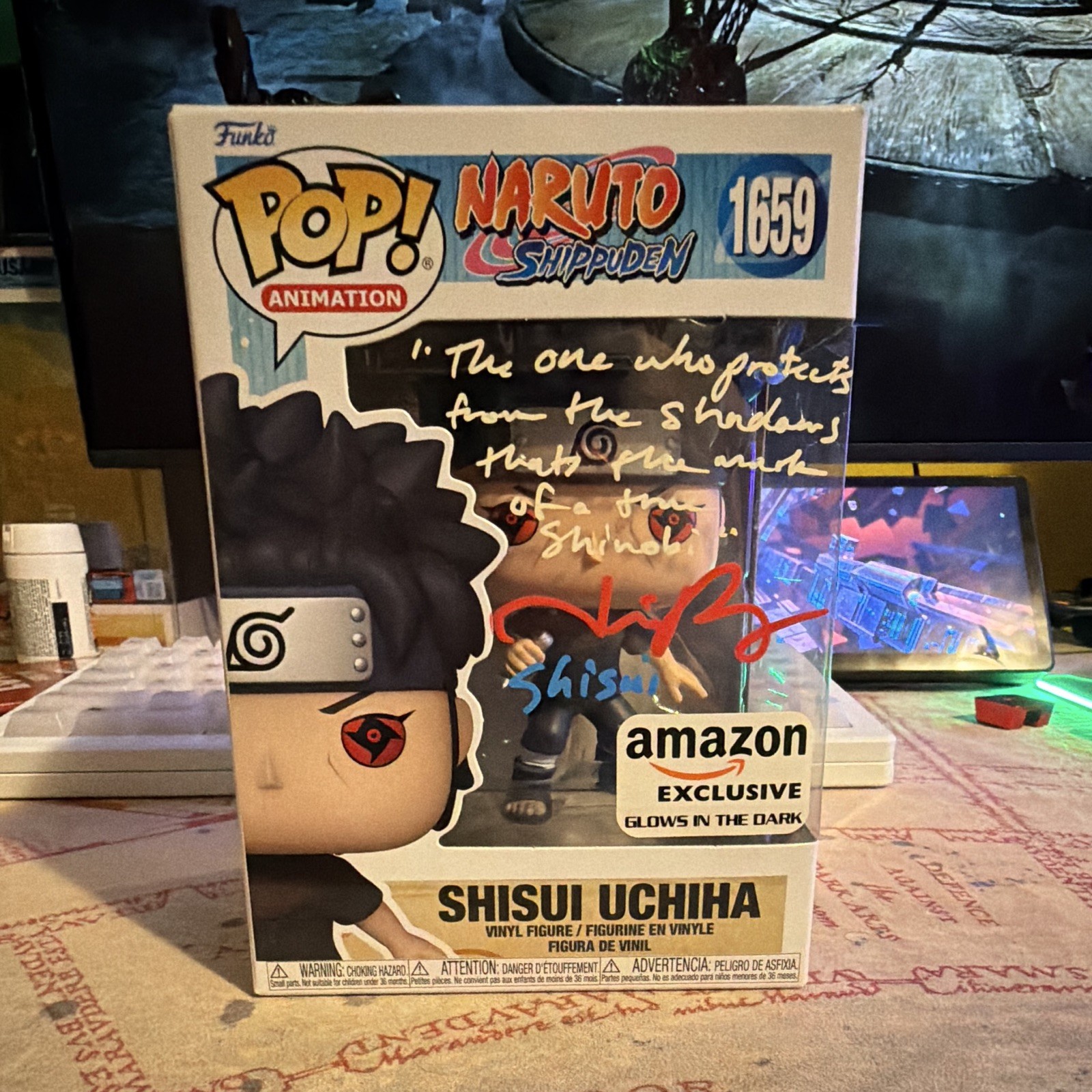 Funko Pop Shisui Uchiha #1659 Amazon Excl JSA Certified WB943959