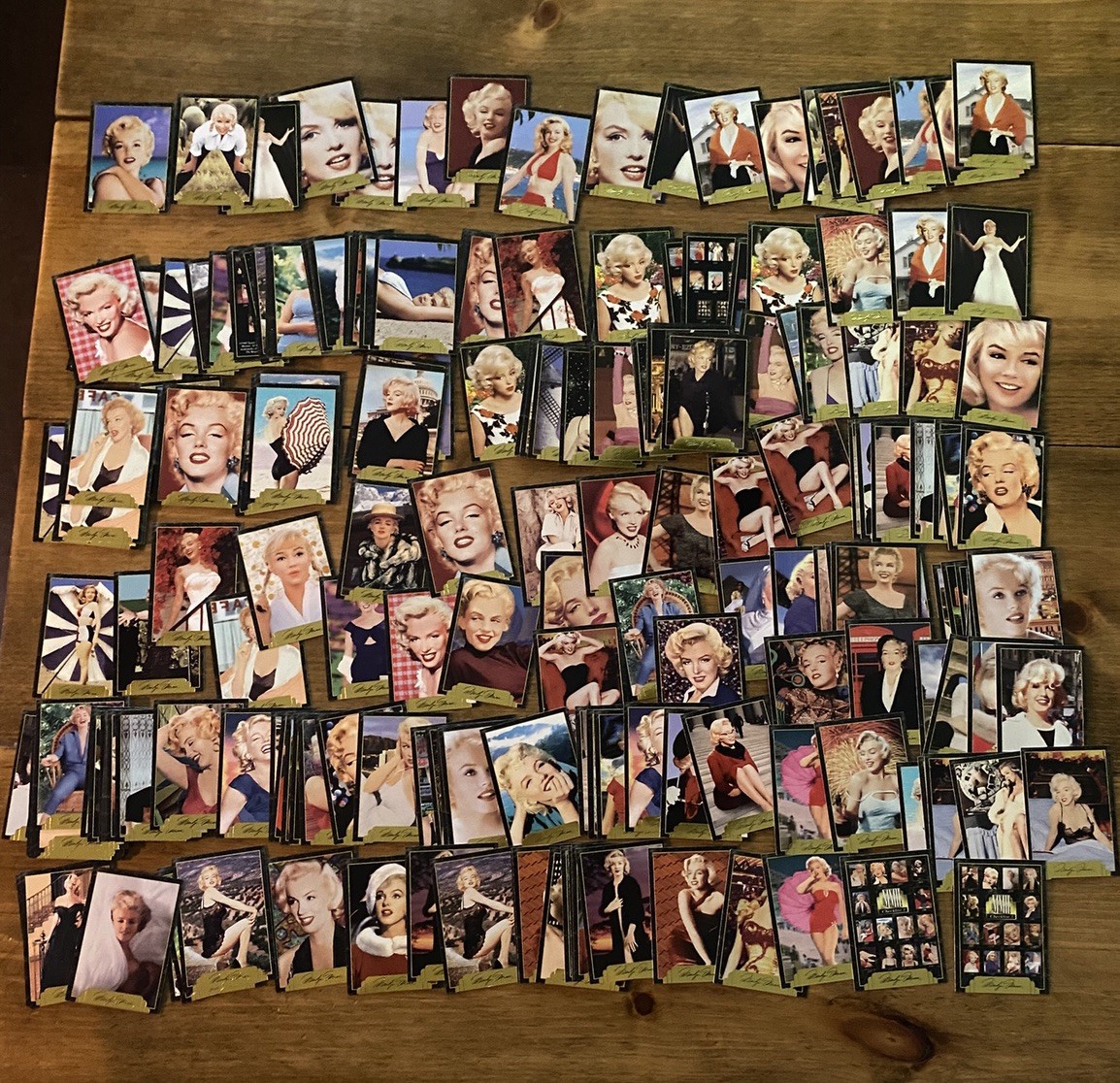 VTG Marilyn Monroe Trading Card Lot-210 Cards 1995 Sports Time Inc.