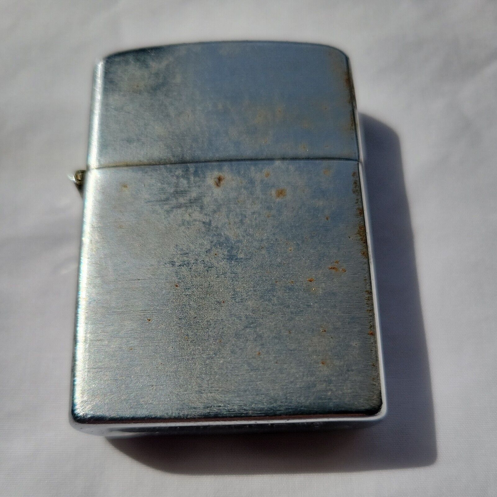 Vintage Reliance Lighter Japan Flip Top Brushed Nickel
