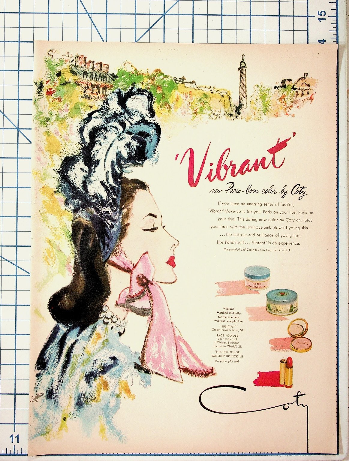 Vintage Coty Cosmetics \