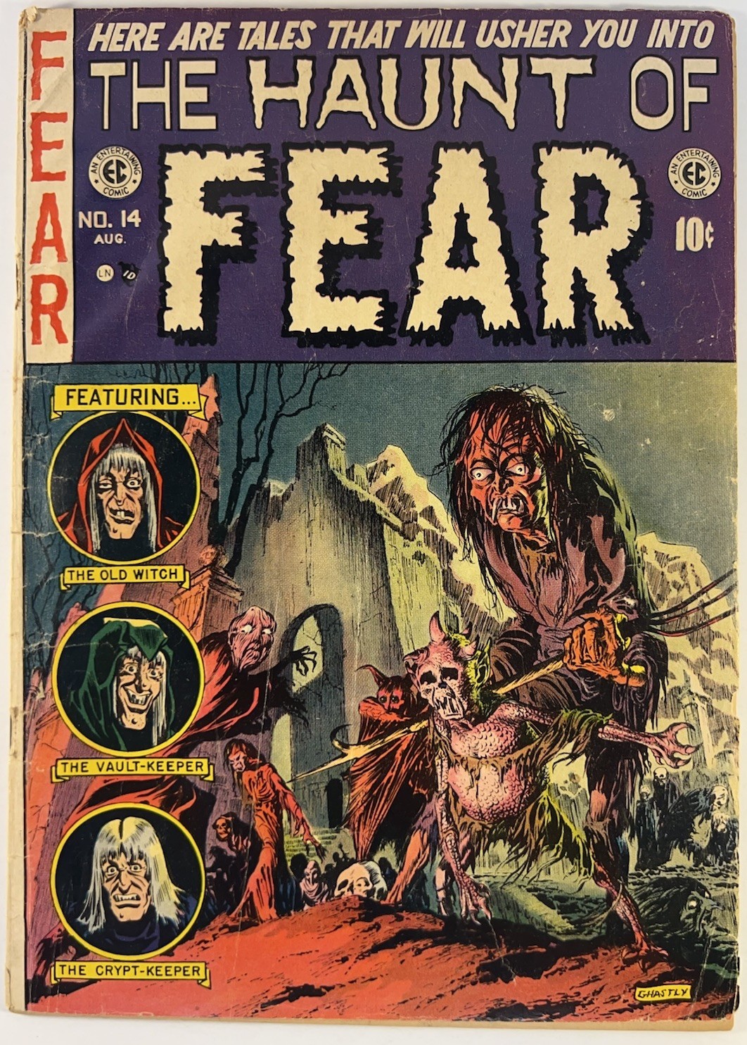 Haunt of Fear #14 Origin Old Witch 1952 EC Comic Ingels, Kamen, Davis art