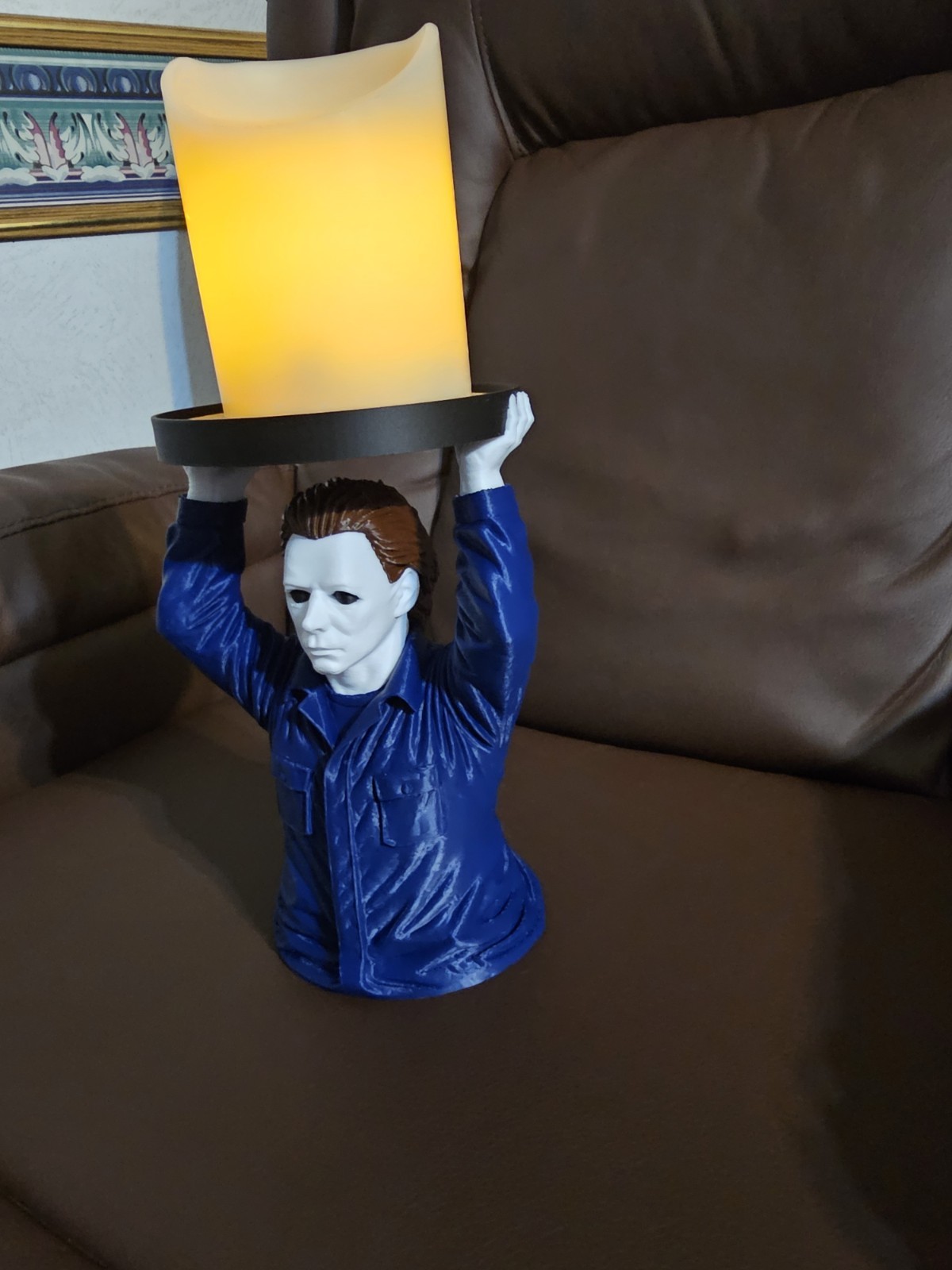 Michael Myers LED Candle Holder