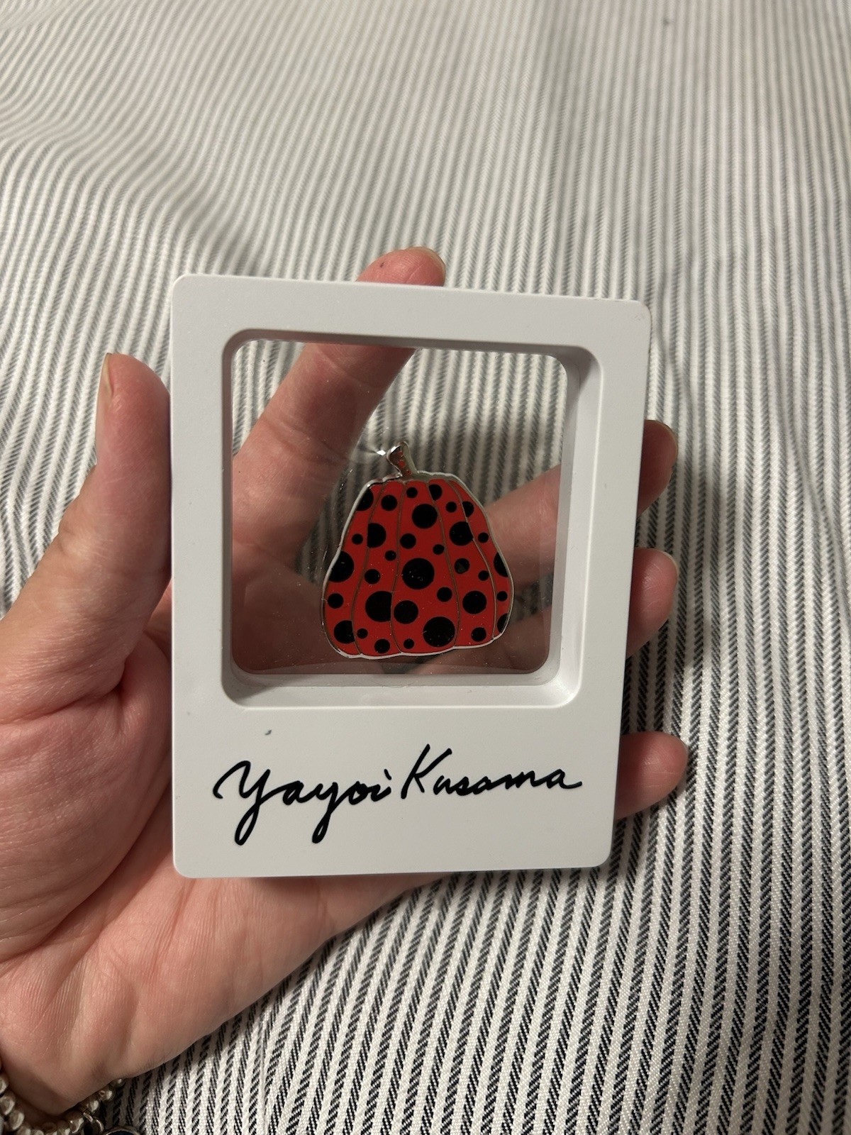 Yayoi Kusama Pumpkin Pin - The Broad - Rare