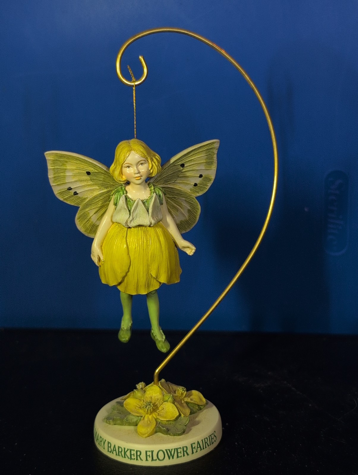 Cicely Mary Barker Columbine FAIRY Ornament Flower Fairy Buttercup W/stand