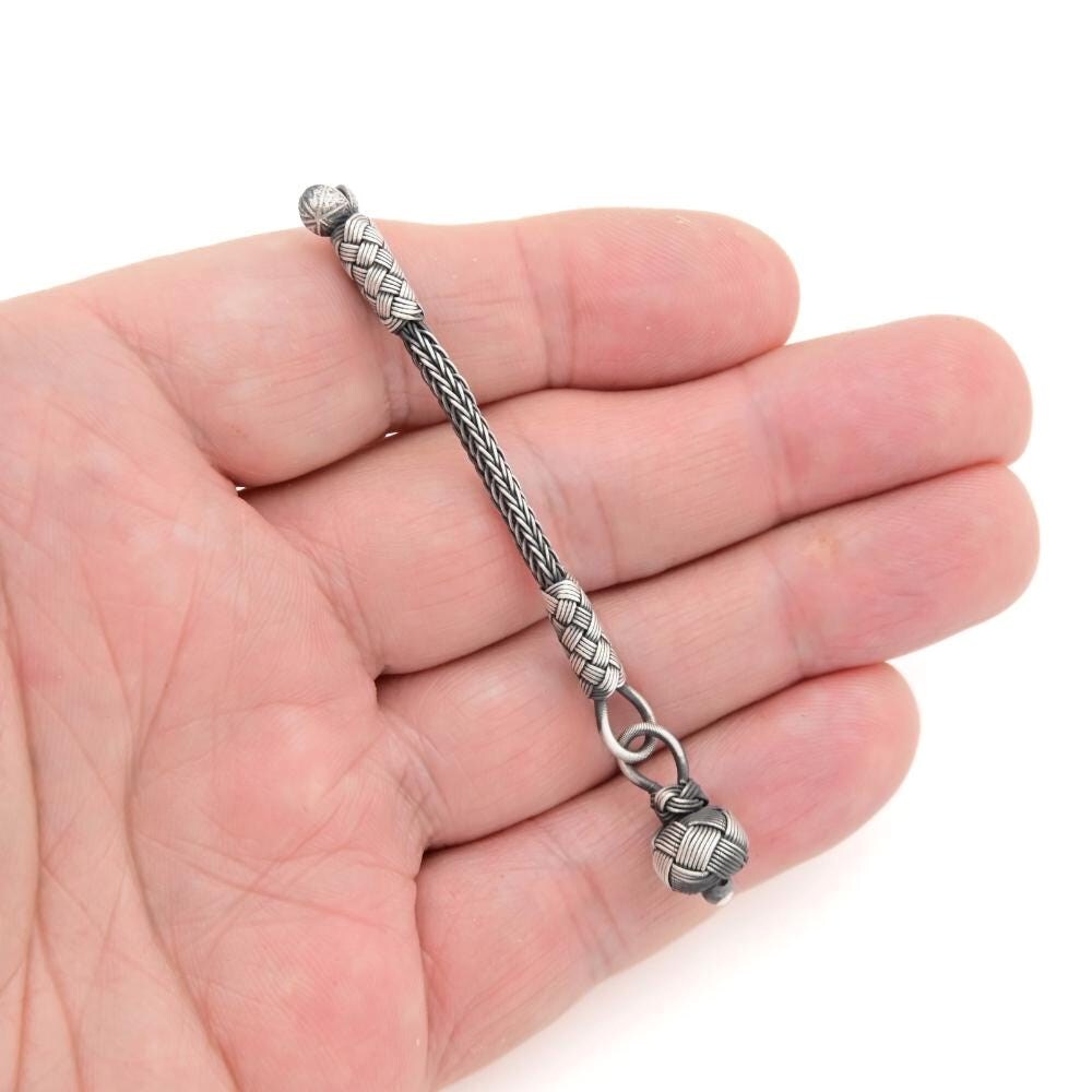 Handmade Trabzon kazaz hand-knitted Metal tassel 1000 silver Prayer Beads 730212