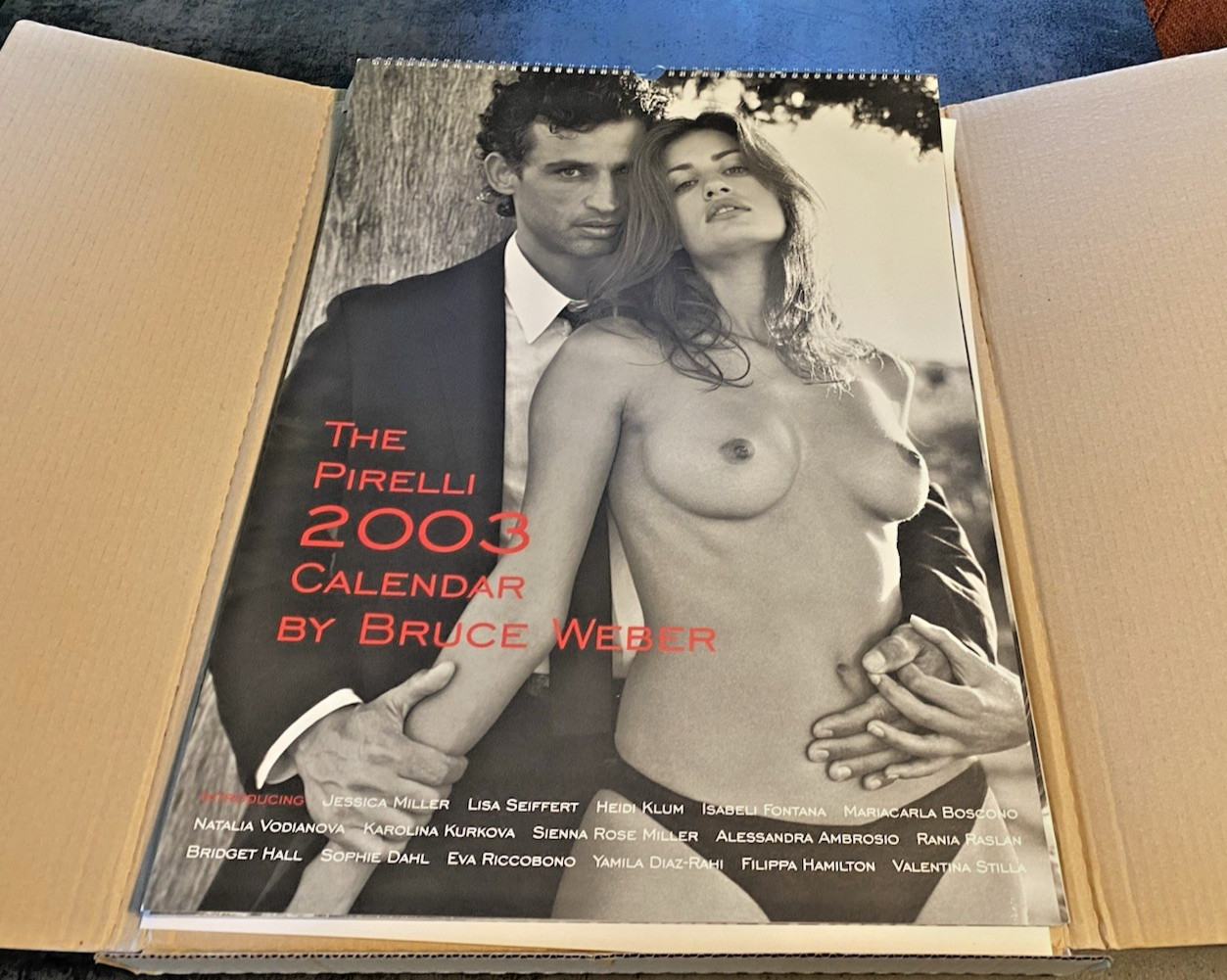 2003 Pirelli Calendar with Original Cardboard - Bruce Weber - Numbered - Nice Condition
