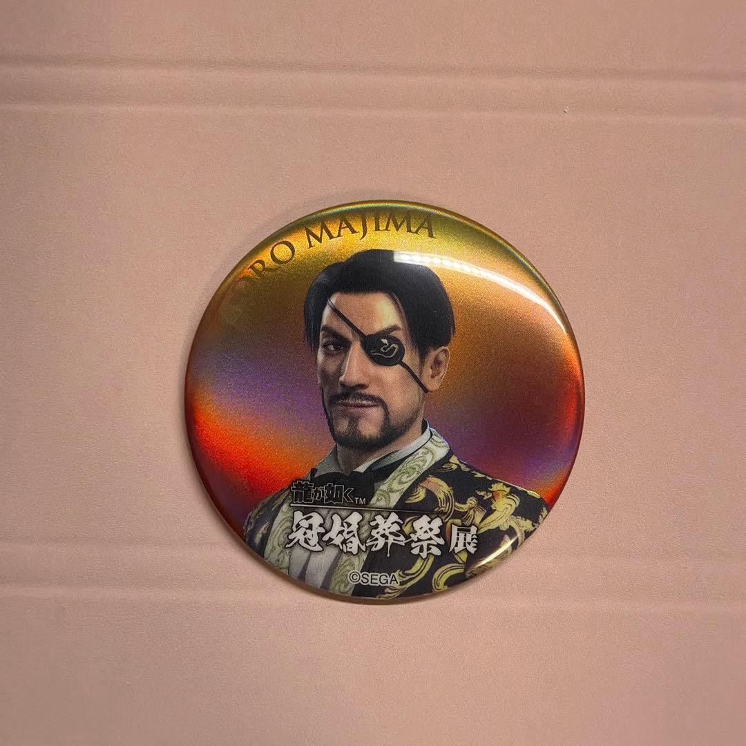 Yakuza: Like a Dragon Wedding Exhibition Majima Goro Marry Can Badge