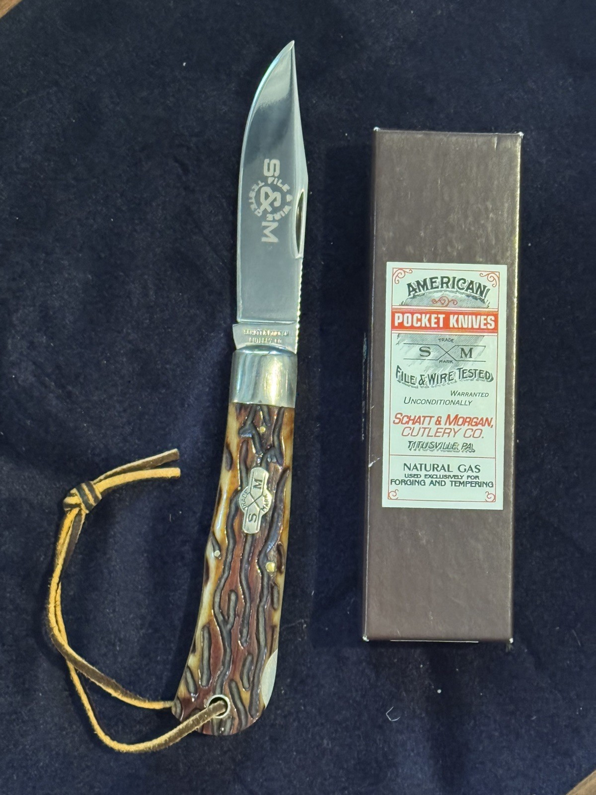 Queen Cutlery USA Made Schatt & Morgan Original Mountain Man Knife #3L π₯ Queen Cutlery USA Made Schatt & Morgan Original Mountain Man Knife #3L π₯