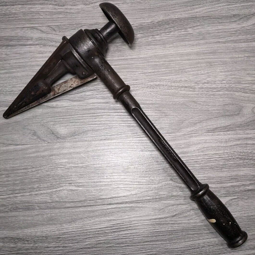 Mueller 50076 vintage pipe reaming tool pat. 1898 ~ antique / steampunk cosplay