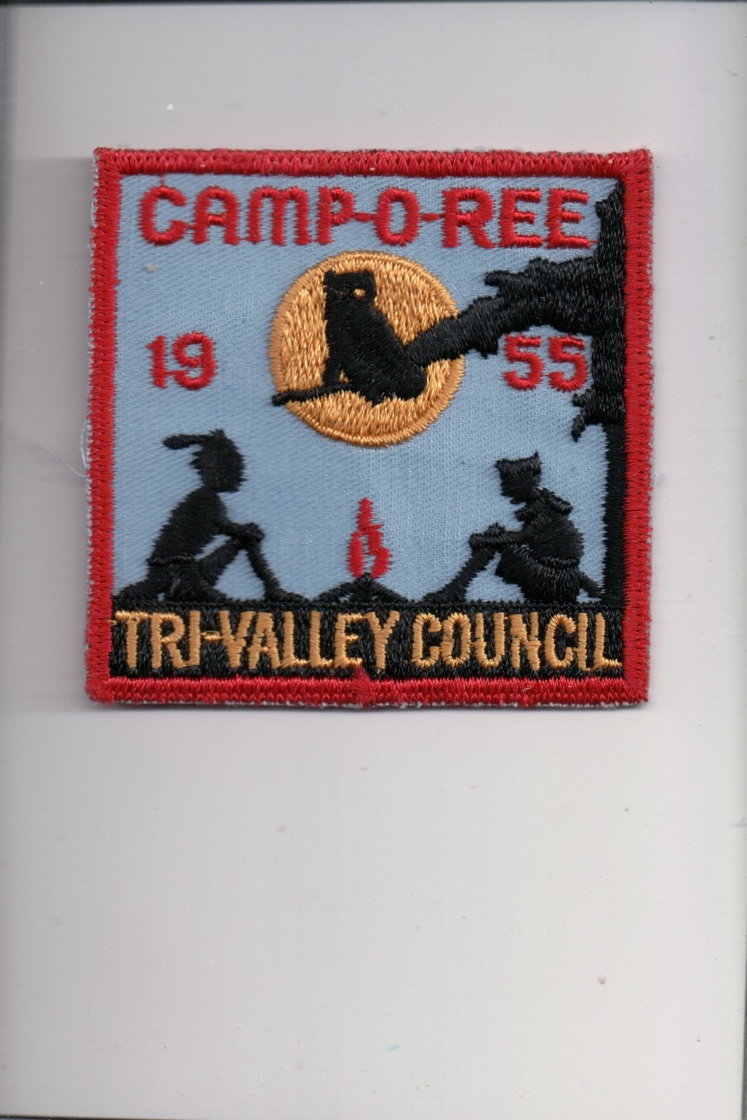 1955 Tri-Valley Council Camp-O-Ree patch