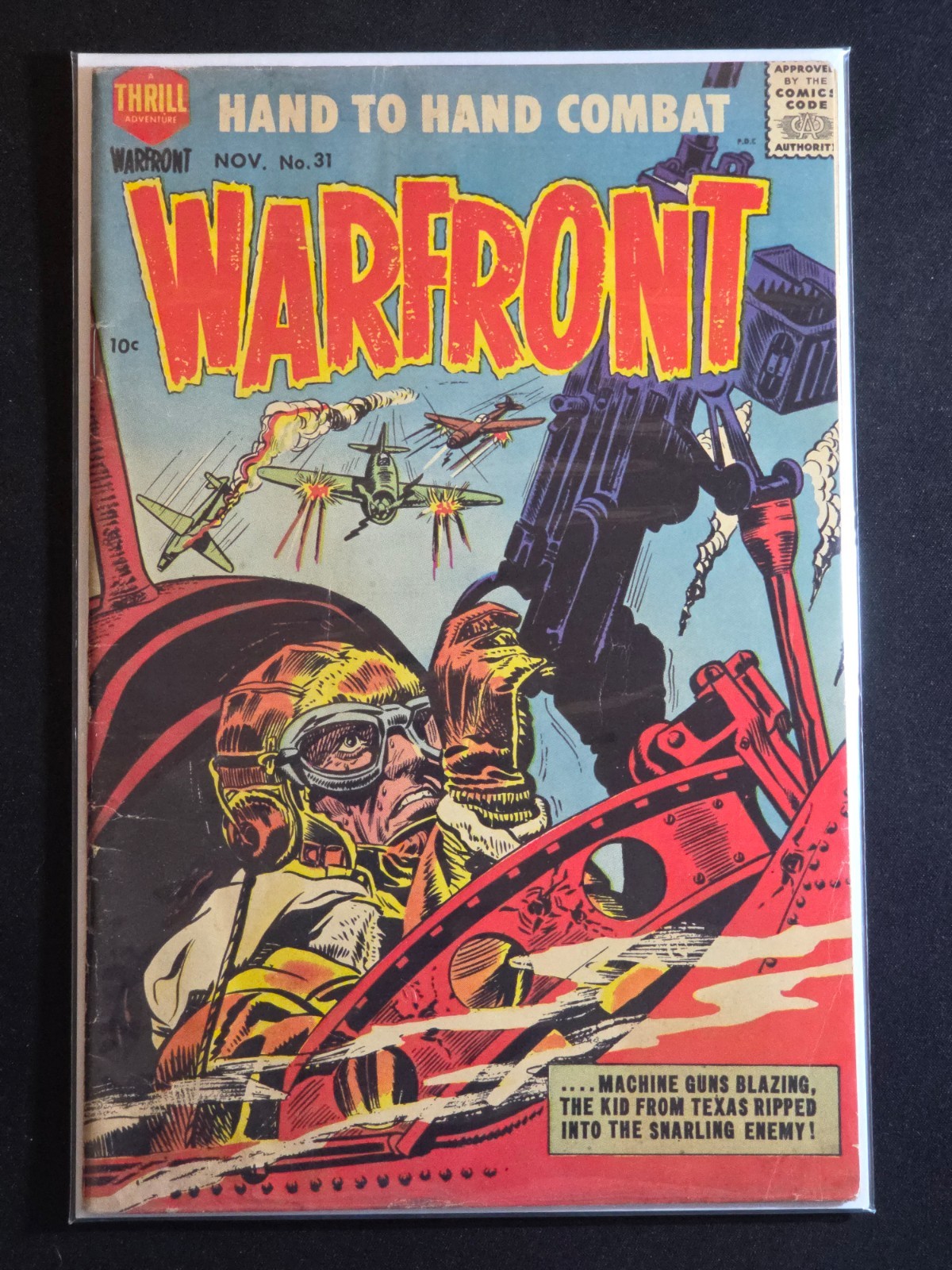Warfront Hand To Hand Combat #31 Nov. 1957 Harvey Thrill Comics