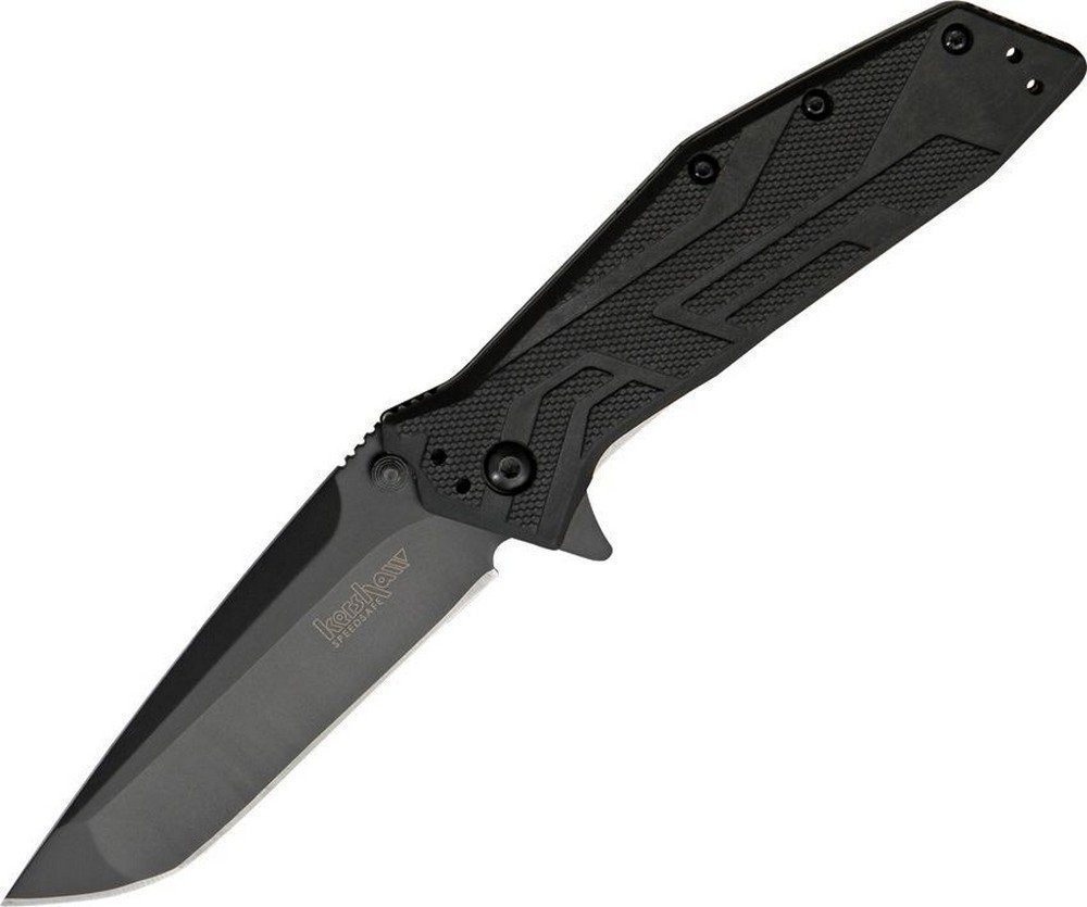 Kershaw Brawler Linerlock A/O 8Cr13MoV Steel Blade Folding Knife Black - KS1990