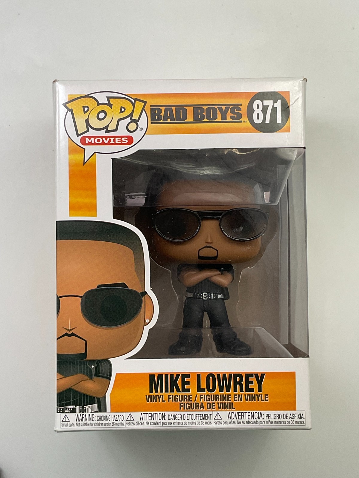 Funko Pop Movies: Bad Boys - Mike Lowrey #871 Vinyl Figure +Protector E2