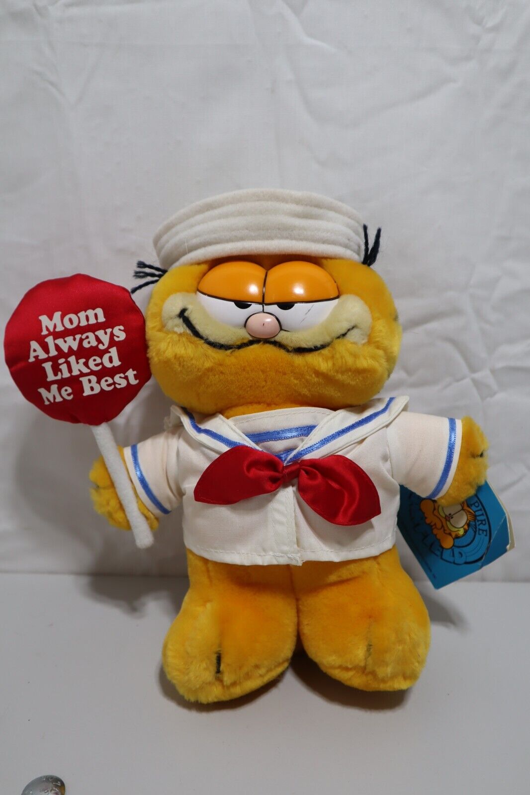Dakin Garfield Sailor Cat MOM ALWAYS LIKED ME BEST Vintage Plush w/ Tags