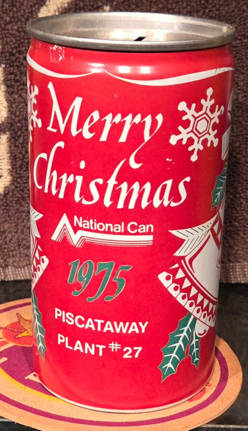 1975 NATIONAL CAN COMPANY EXTRUDED STEEL BANK CAN PISCATAWAY NEW JERSEY PLANT 27 1975 NATIONAL CAN COMPANY EXTRUDED STEEL BANK CAN PISCATAWAY NEW JERSEY PLANT 27