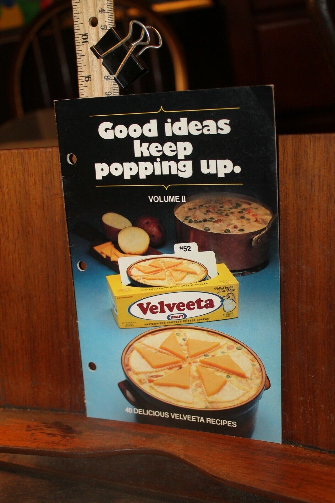Vintage 1981 Velveeta Good Ideas Keep Popping Up Volume II Recipes Booklet 