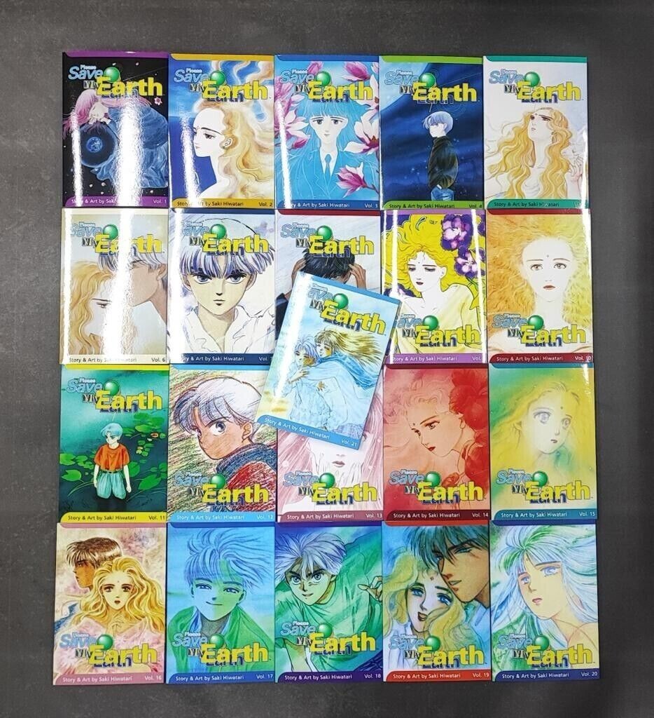 Please Save My Earth Manga Volume 1 - 21 English Version Expedite Shipping