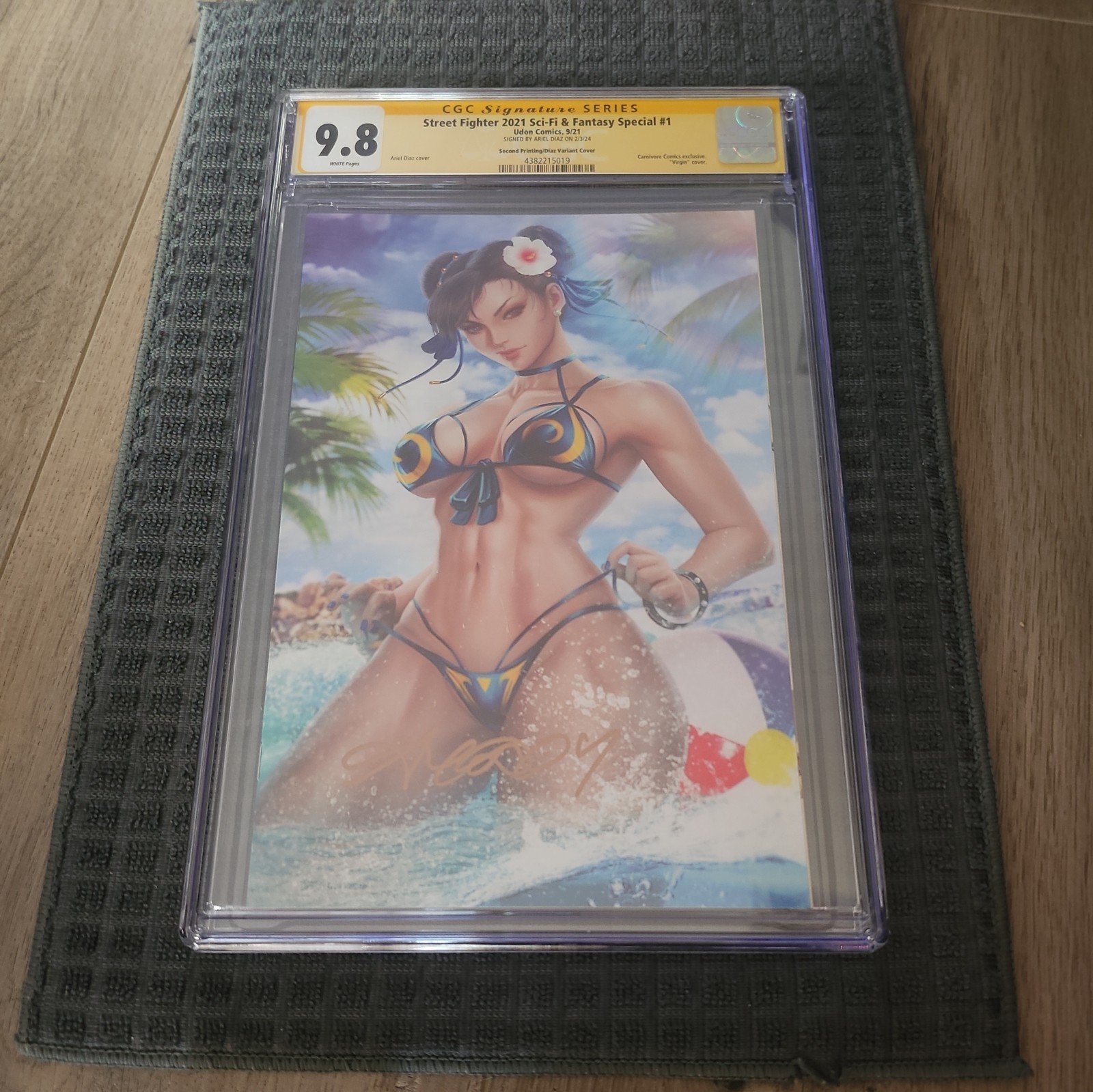2021 Street Fighter Sci-Fi & Fantasy Special #1 Signed  Ariel Diaz CGC 9.8