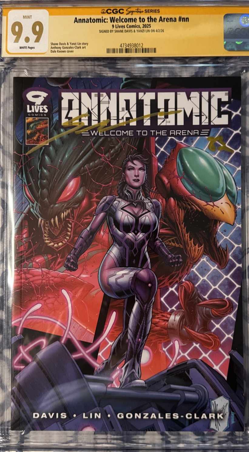 CGC Signature Series 9.9 - Annatomic: Welcome to the Arena - Dale Keown Cover