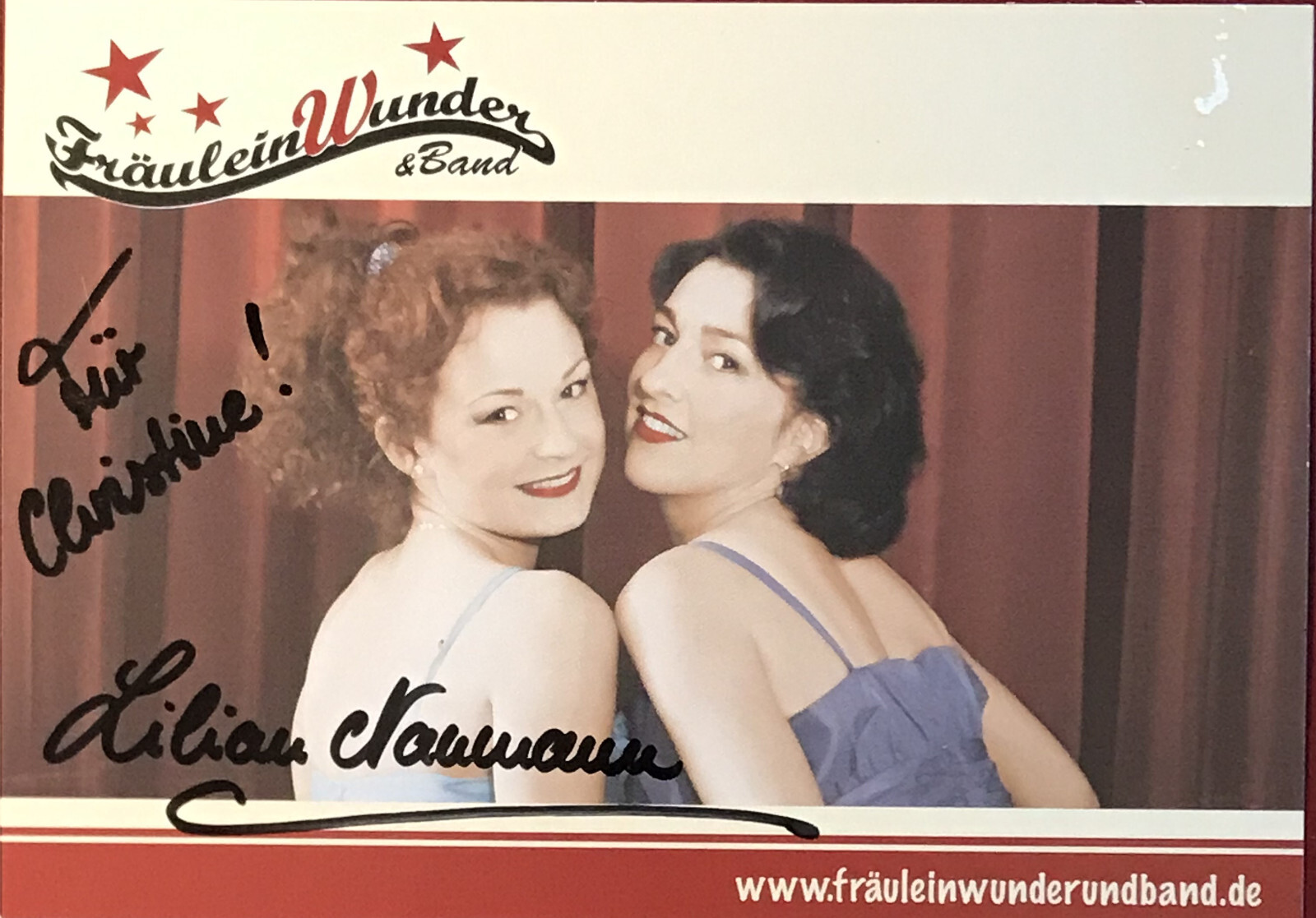 Lilian Naumann Forsthaus Falkenau Rosenheim-Cops autograph signed 4