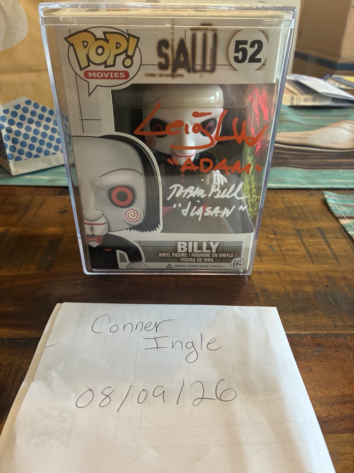*GRAIL* OG Billy Funko Signed By Tobin, Shawnee, Leigh, Danny And Dina. JSA *GRAIL* OG Billy Funko Signed By Tobin, Shawnee, Leigh, Danny And Dina. JSA