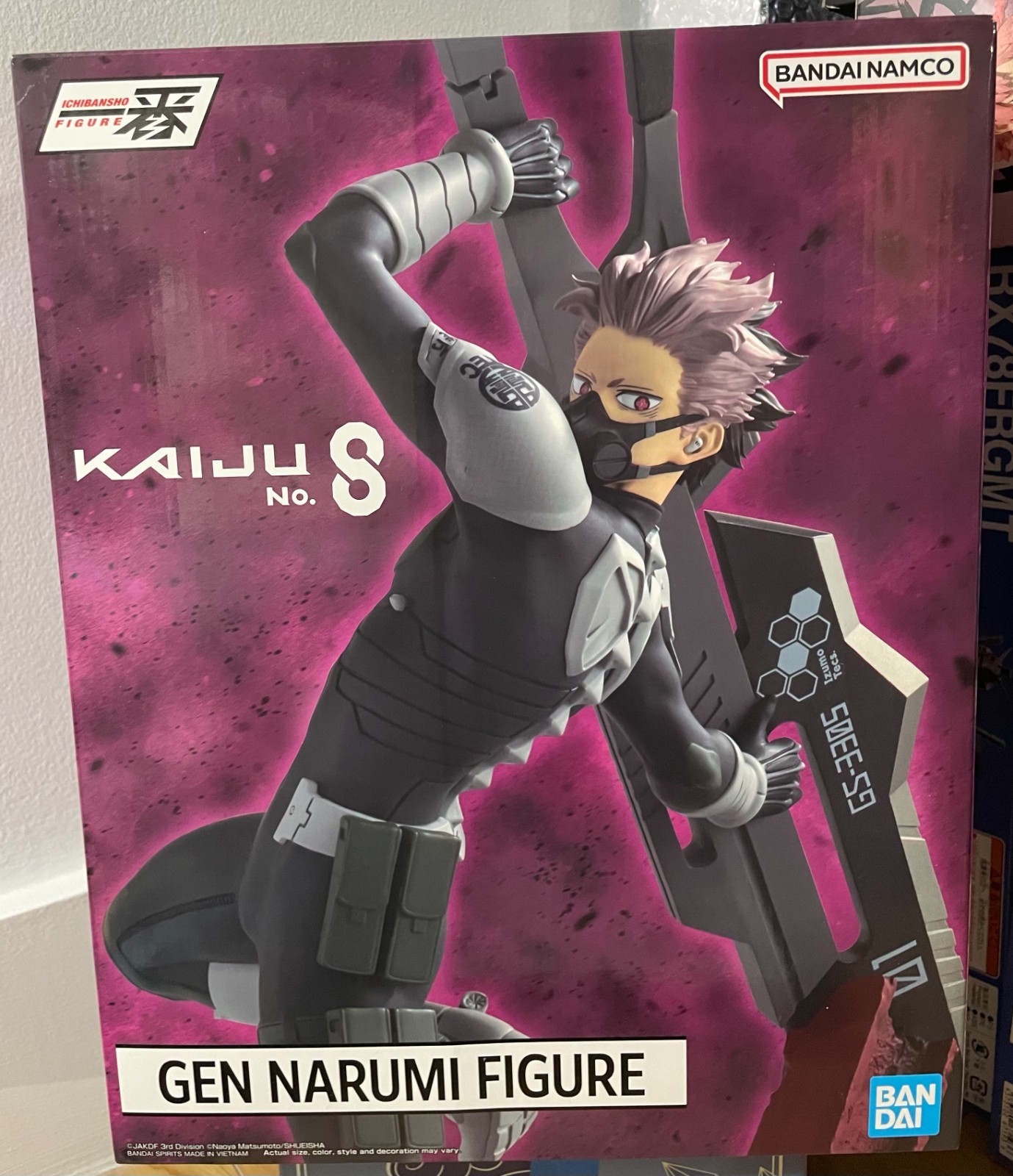 Bandai Namco Kaiju No. 8 Ichiban Figure Gen Narumi 3rd Edition Rare
