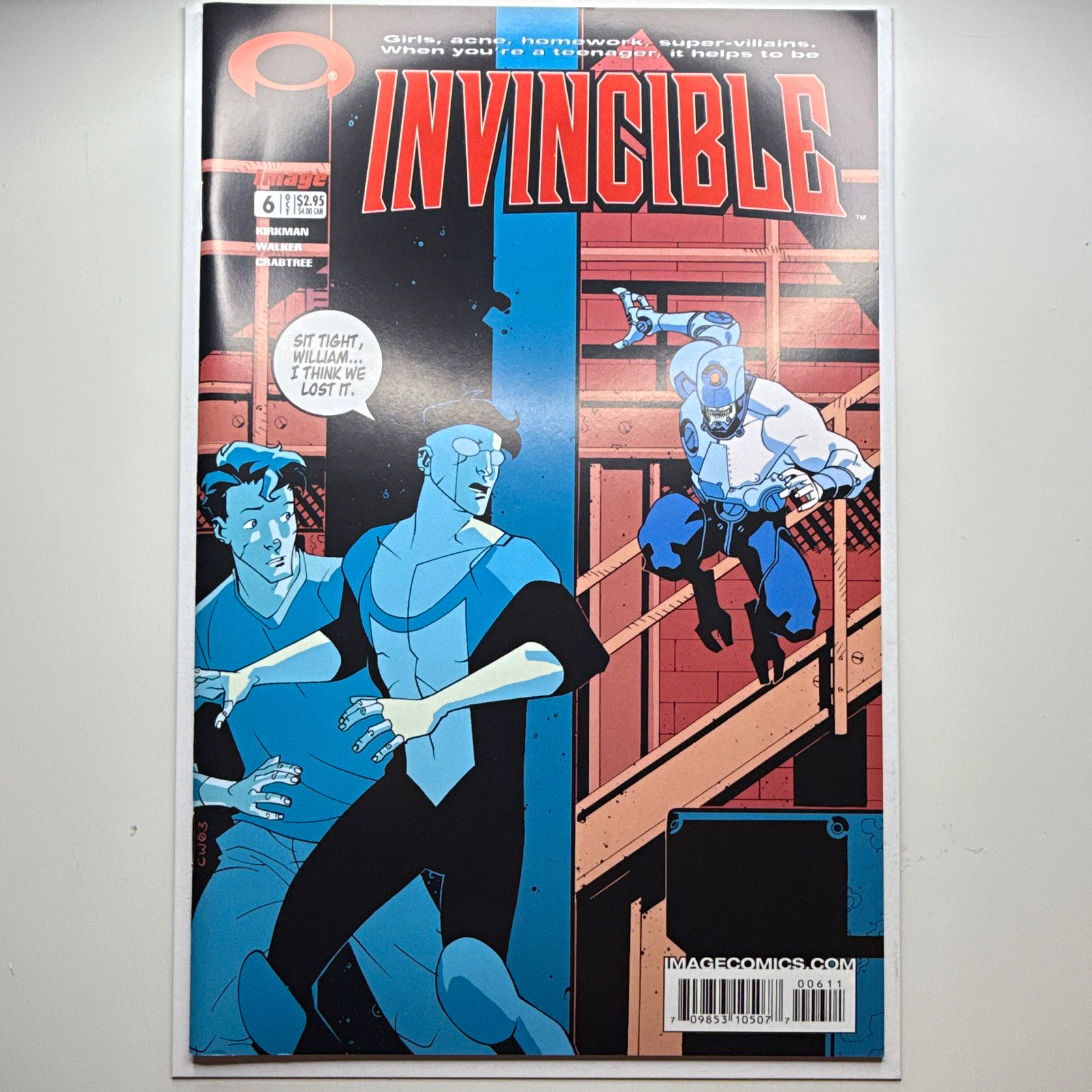 Image Comics Invincible #6 NM Copy GRADEWORTHY Robert Kirkman Cory Walker
