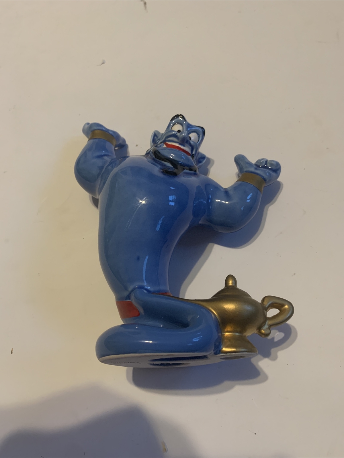 Vintage Disney Genie Aladdin 7” Ceramic Porcelain Figure From Japan