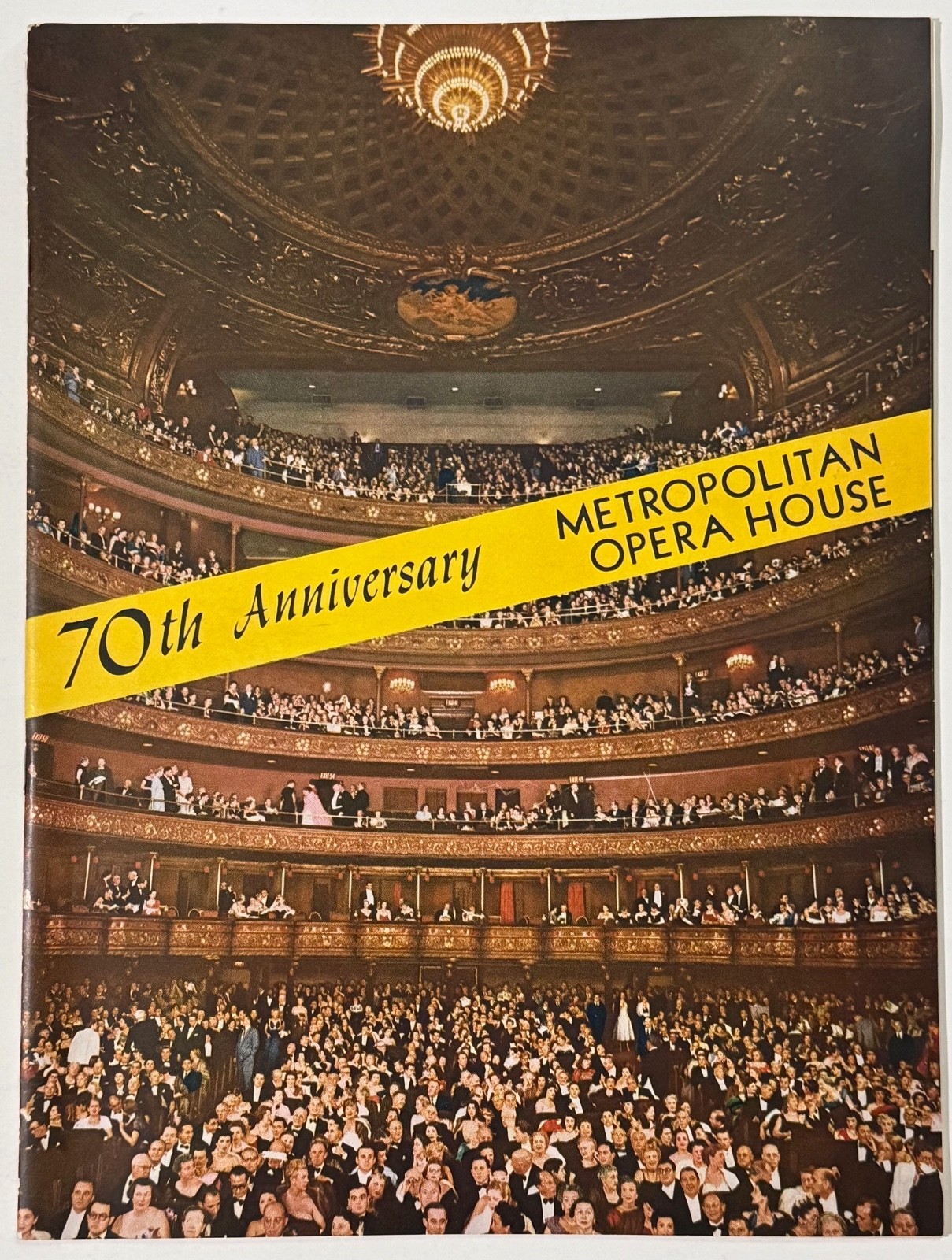 NEW YORK CITY METROPOLITAN OPERA CO THE MET 70TH ANNIVERSARY 1883-1953 NM