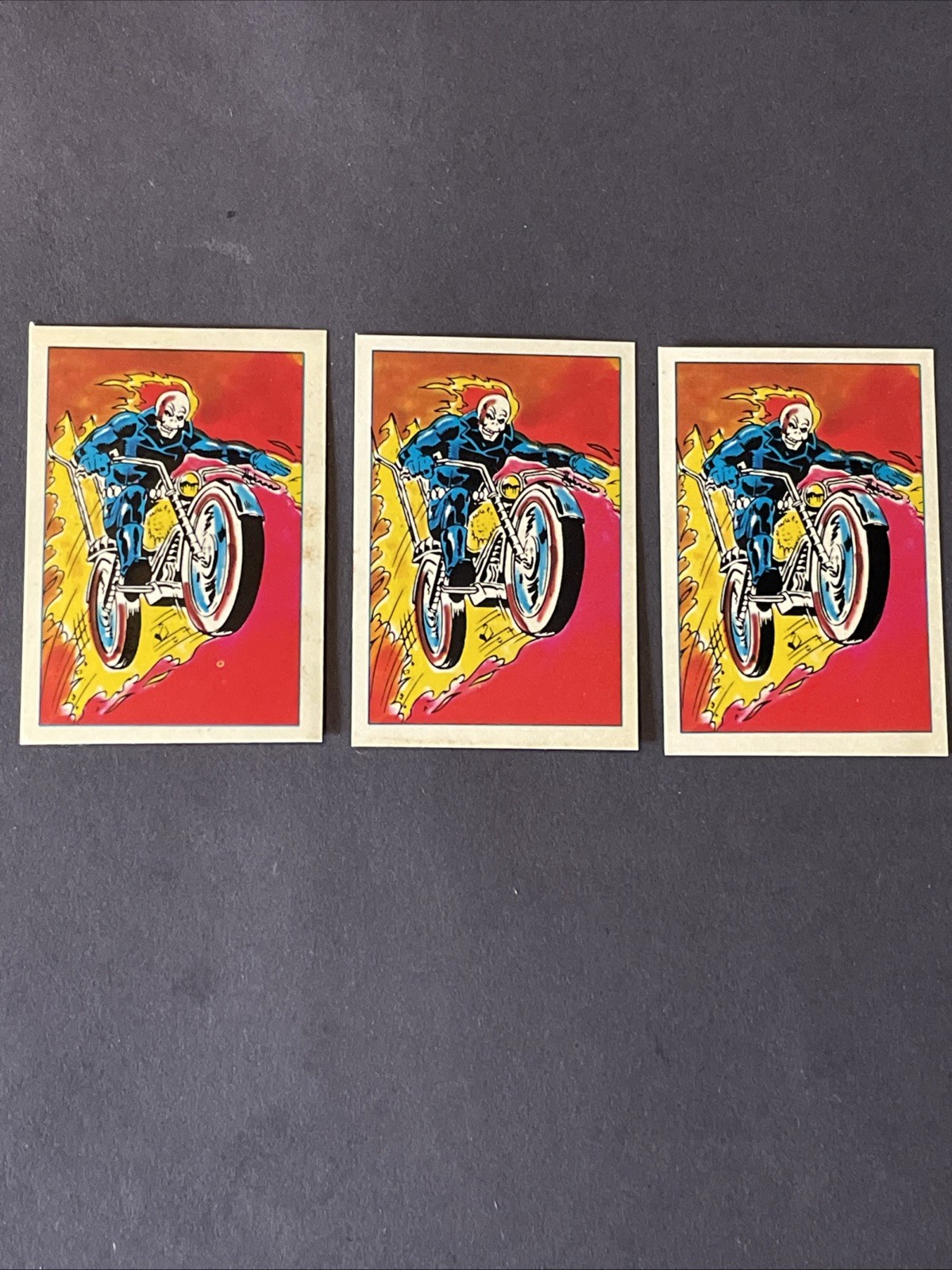 1x 1984 MARVEL SUPER HEROES SECRET WARS STICKER # 178 GHOST RIDER