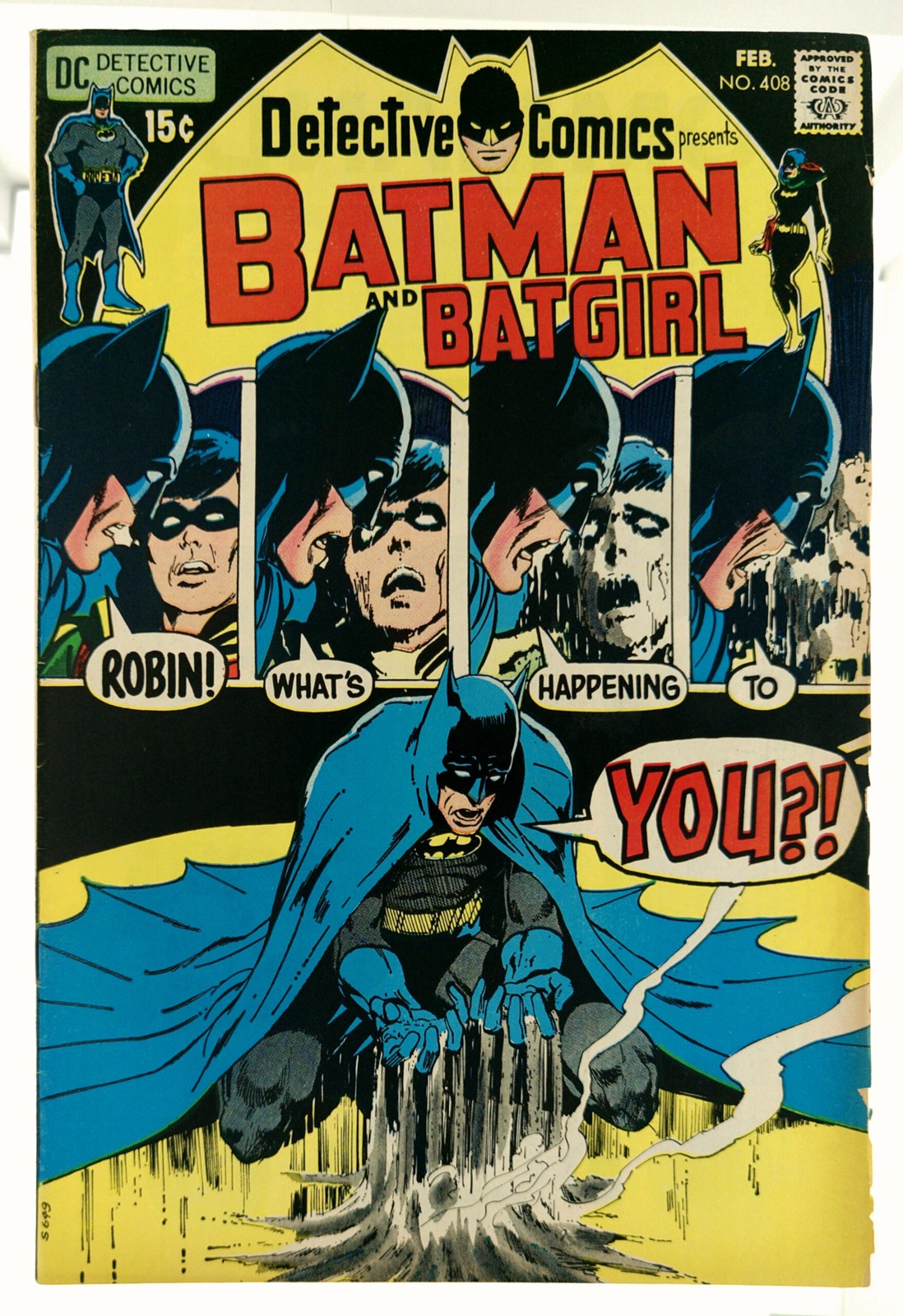 Detective Comics #408 1971 DC Comics VG/FN Comic Book Neal Adams