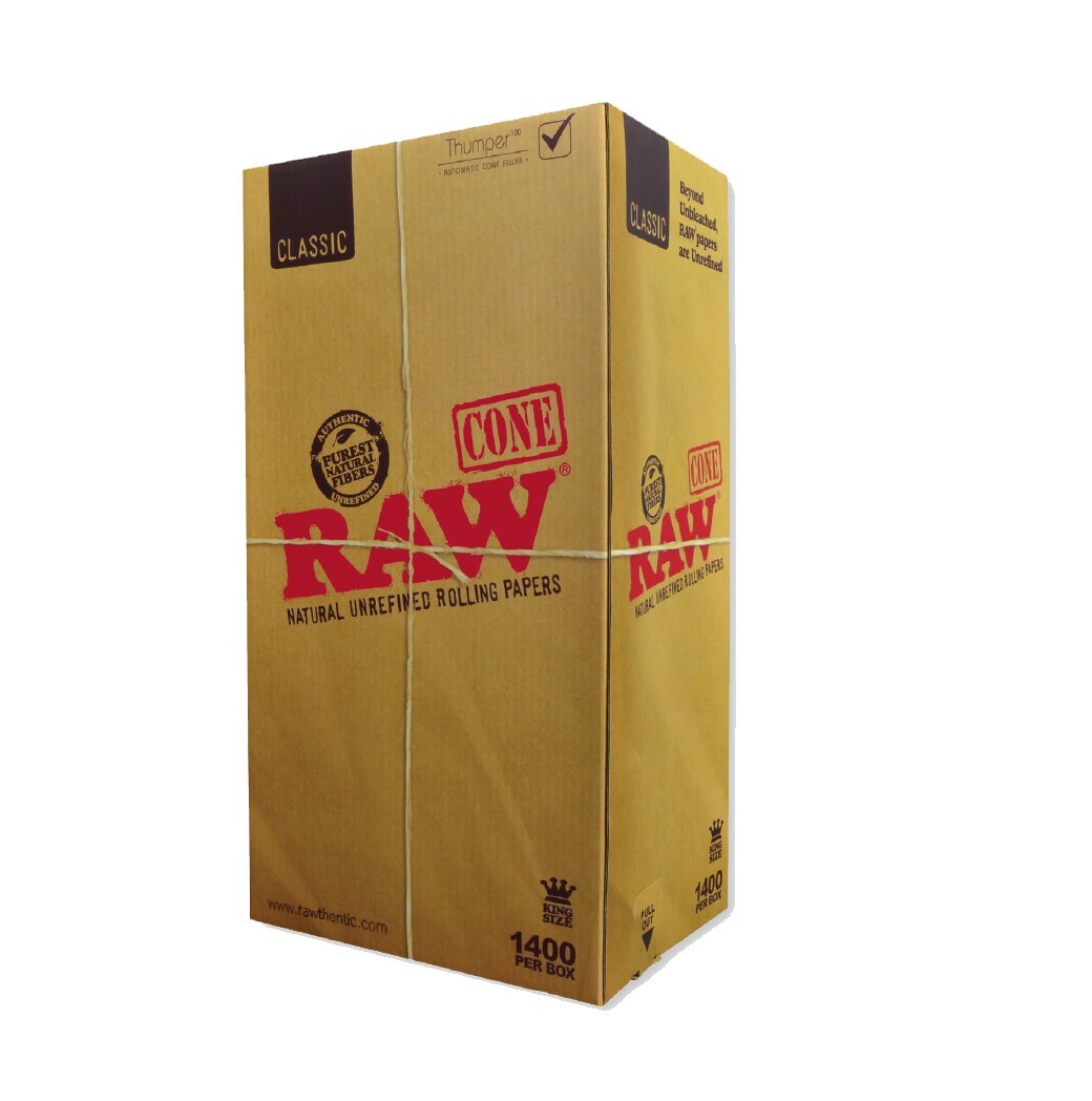 RAW Cones Classic King 1400 Count Box RAW Cones Classic King 1400 Count Box