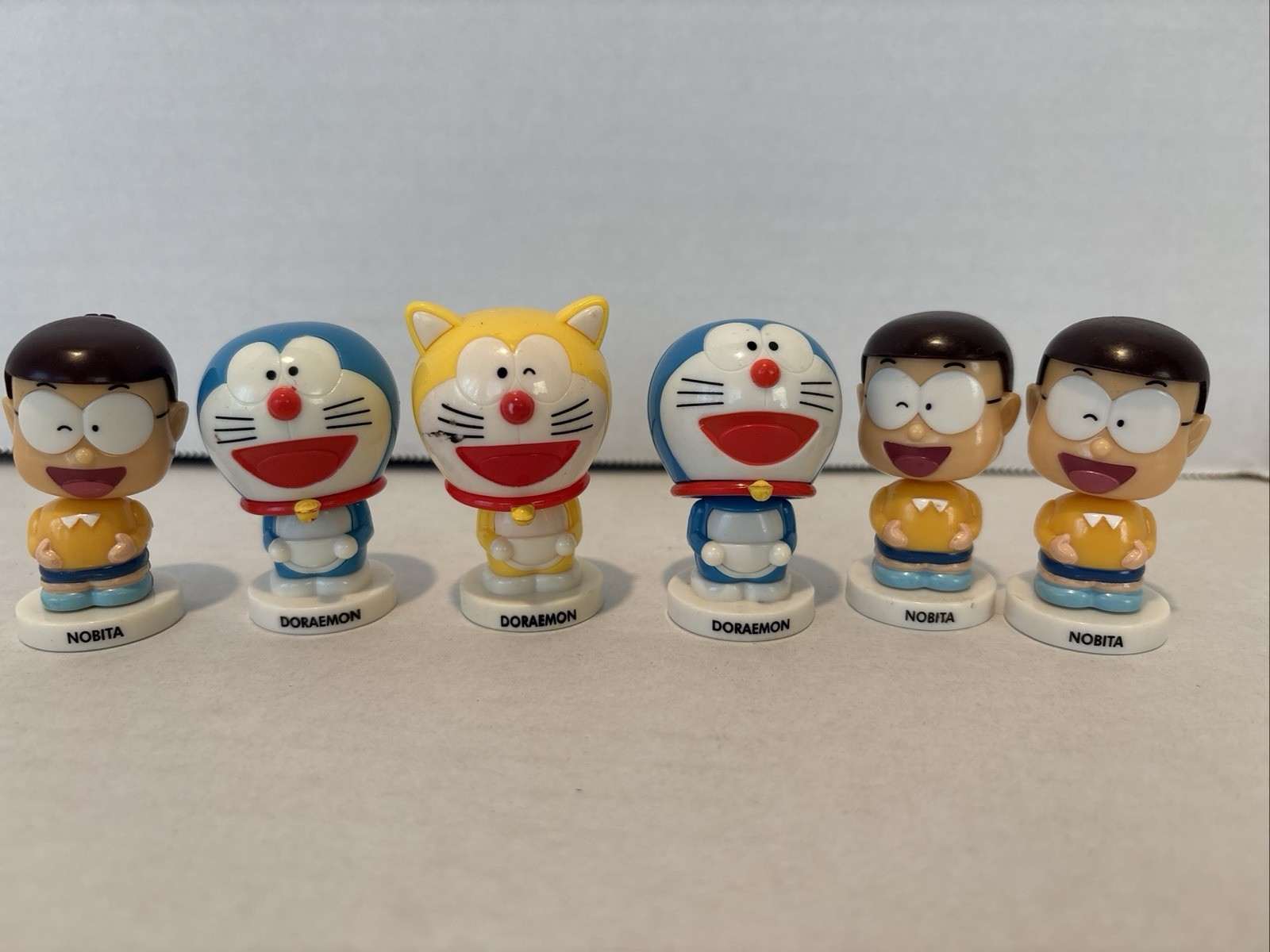 RARE* Doraemon 2”Figures Lot Of 6 Dorami Nobita Limited Edition Overseas 2006