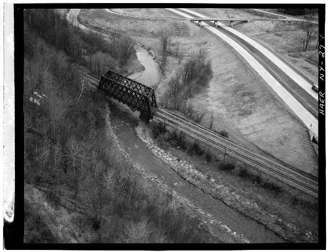 Photo:Oquaga Creek Bridge Erie Railway New York 1900s Railroad Trestle