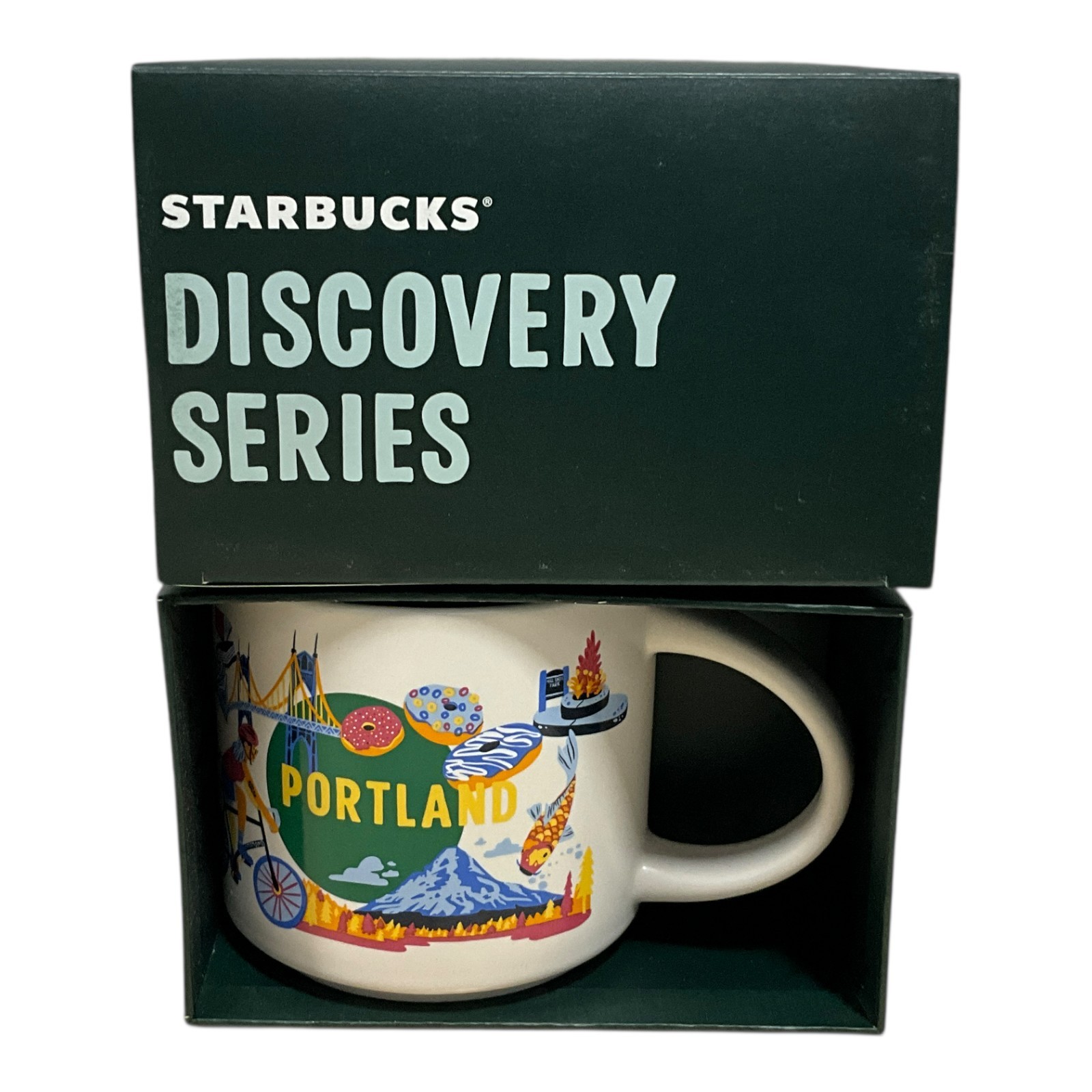 Starbucks Portland Oregon Discovery Series 2024 14 oz Stackable Coffee Mug New