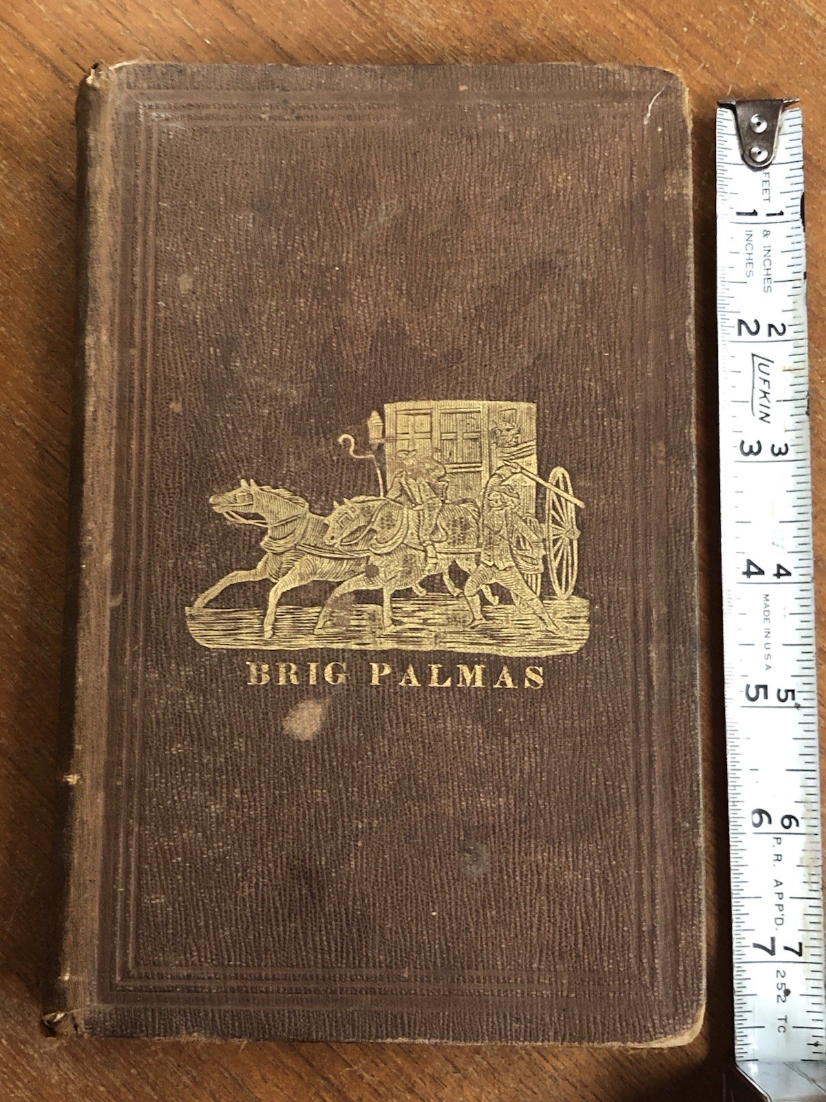 Rare The Vicar Of Wakefield book MDCCCXLVII = 1847 Goldsmith Brig Palmas edition