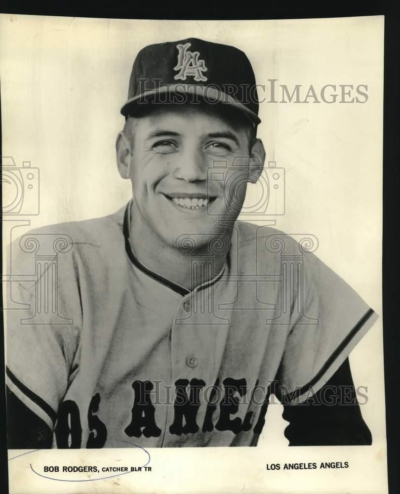 1962 Press Photo Bob Rodgers, Los Angeles Angels Baseball Player - lrs17229